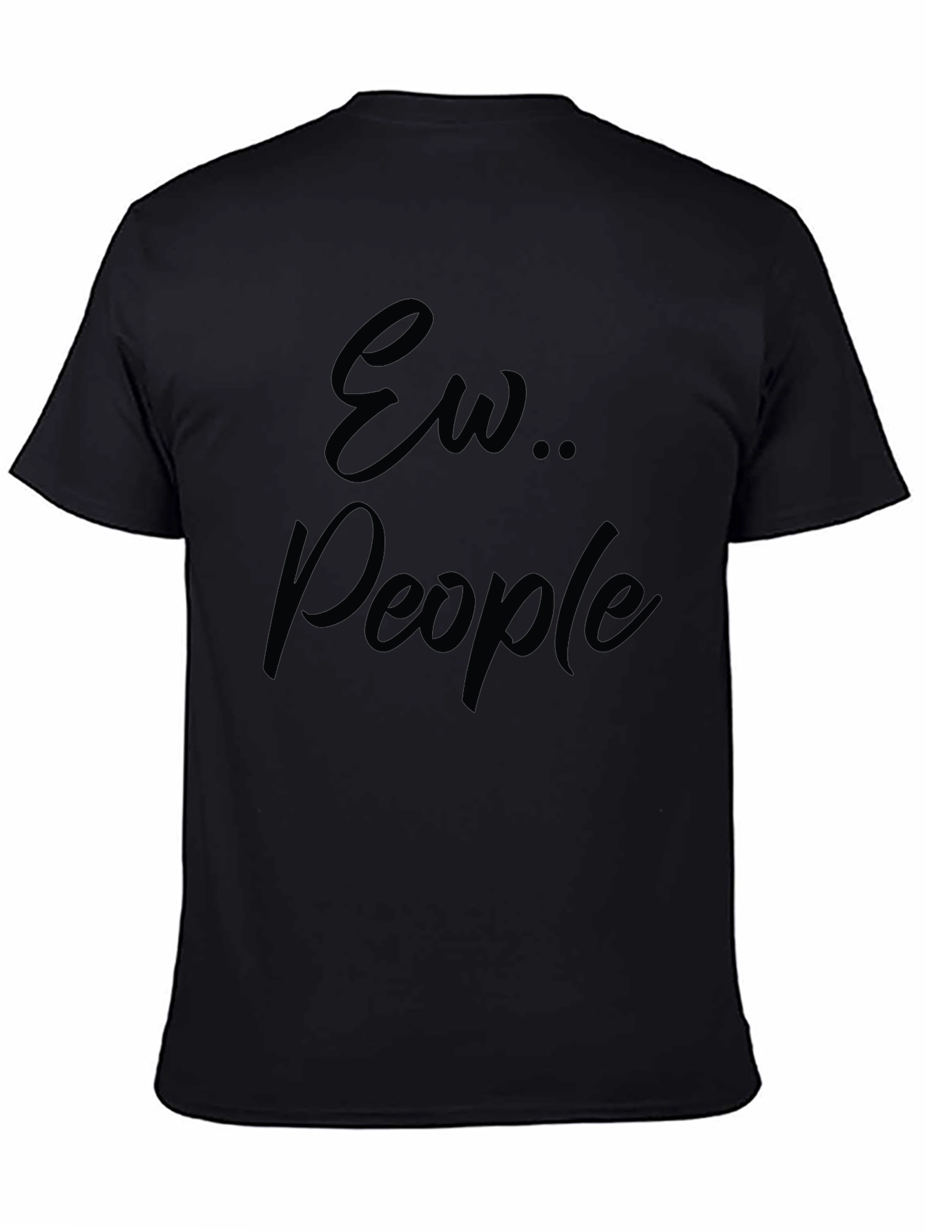 Ew People Graphic T-Shirt - Black