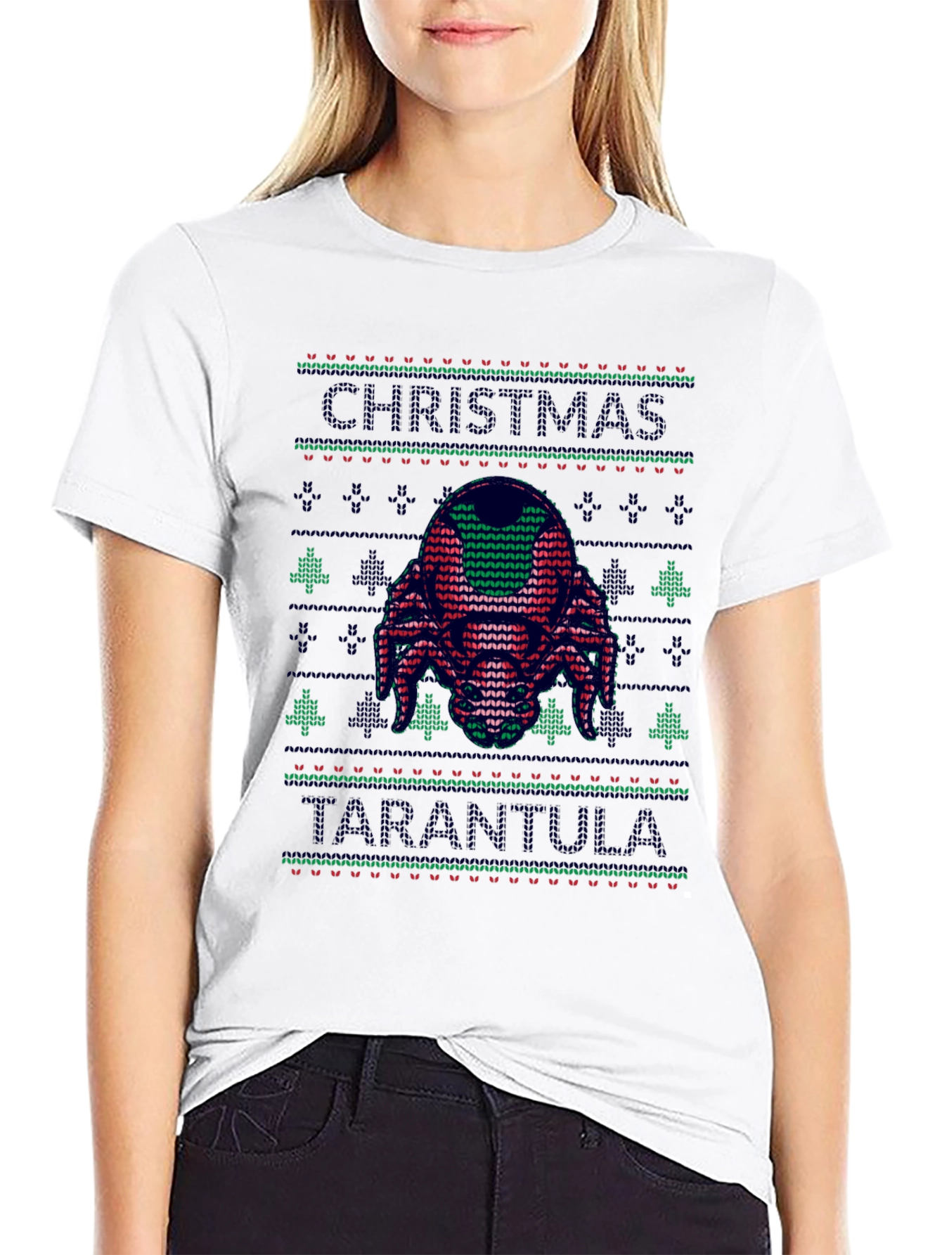 Christmas Tarantula Ugly Sweater T-Shirt