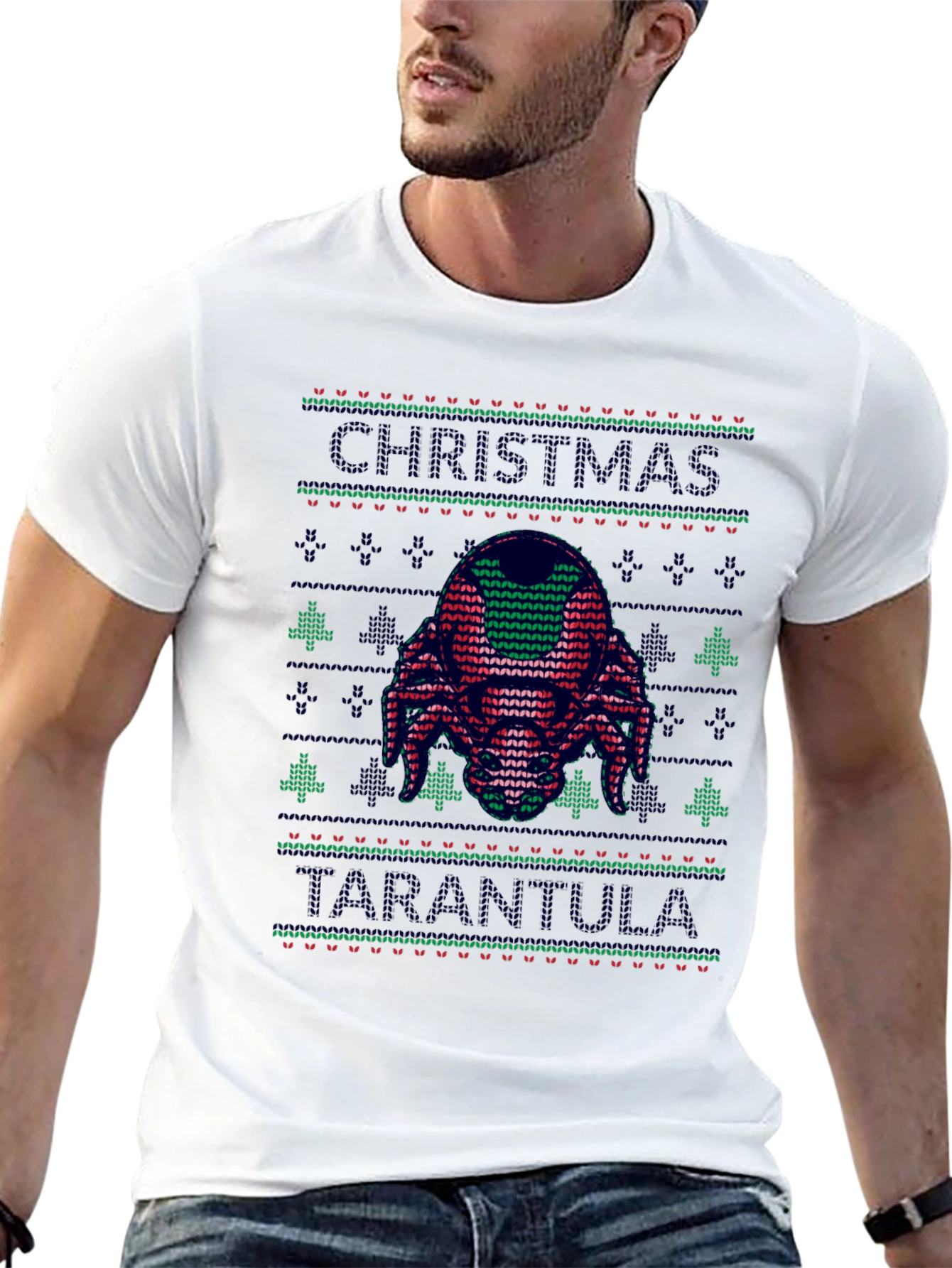 Christmas Tarantula Ugly Sweater T-Shirt