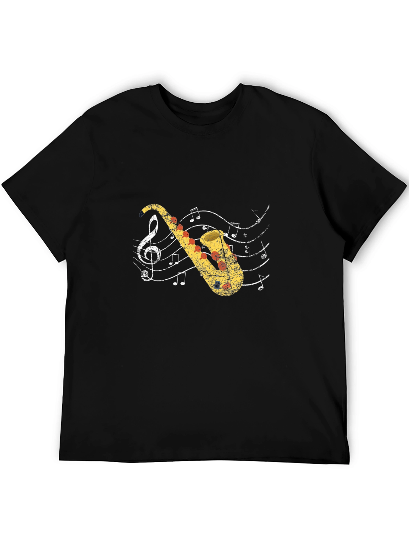 Saxophone Music Graphic Tee
