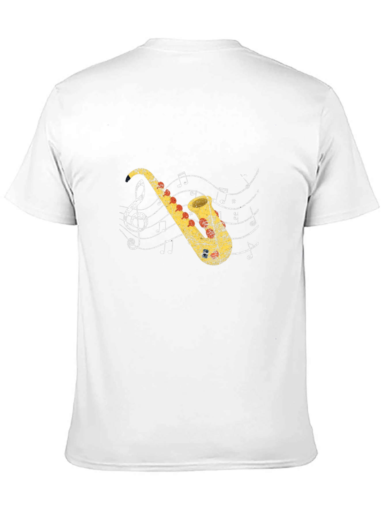 Saxophone Music Graphic Tee