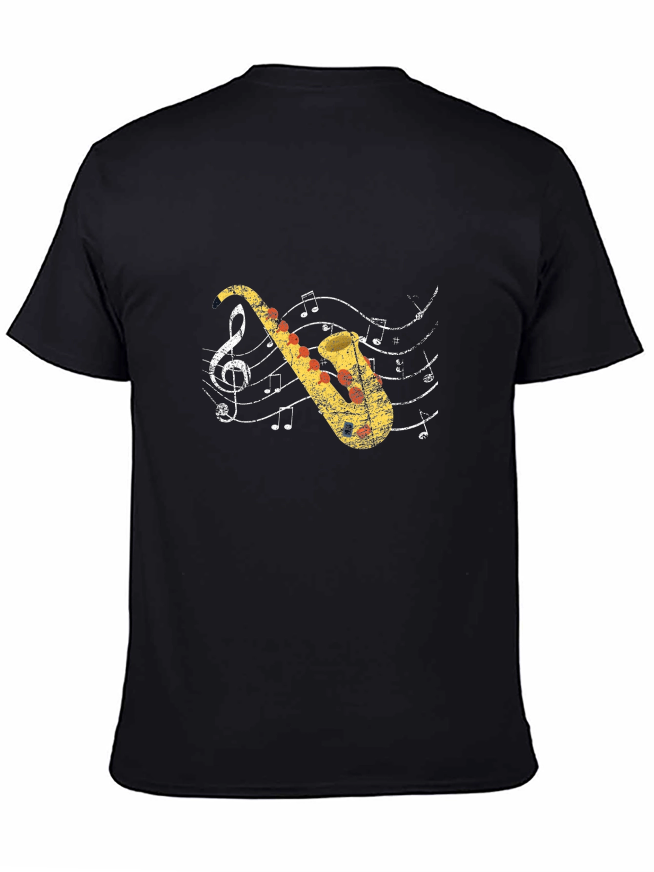 Saxophone Music Graphic Tee