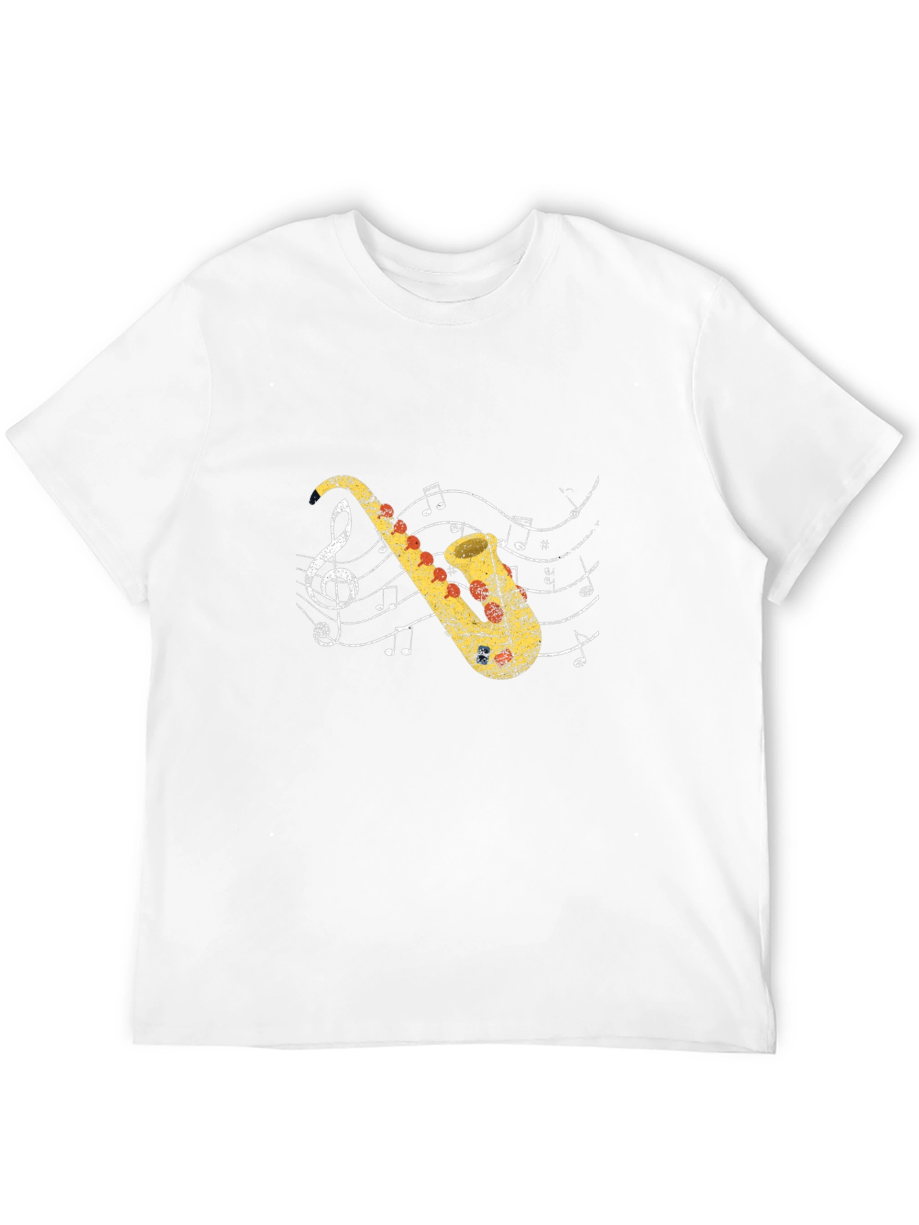 Saxophone Music Graphic Tee