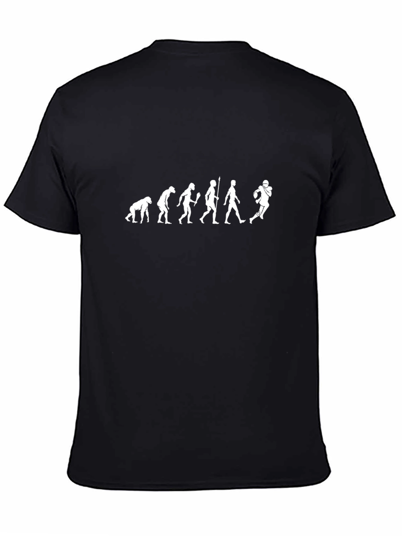 Evolution of Football T-Shirt - Black