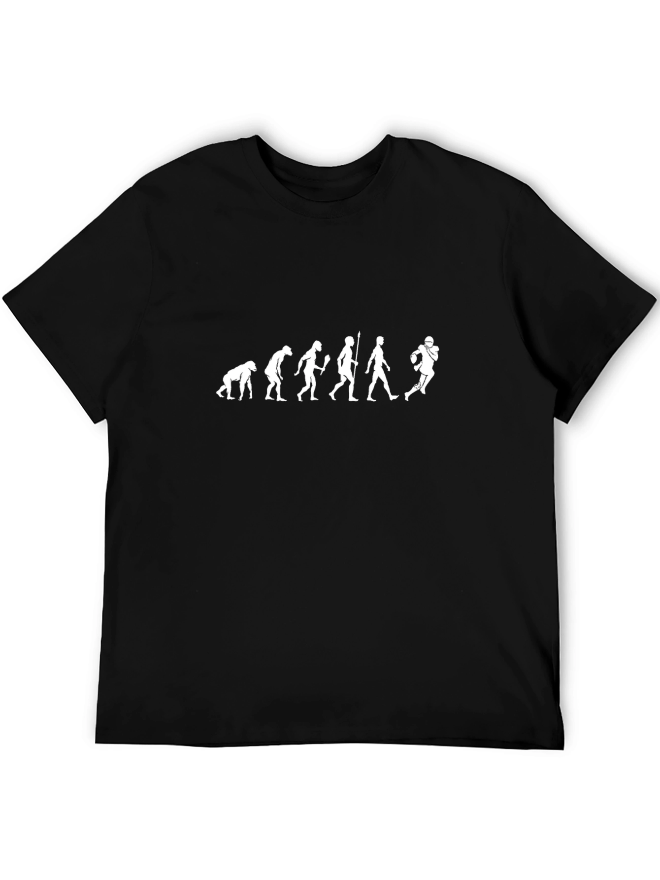 Evolution of Football T-Shirt - Black
