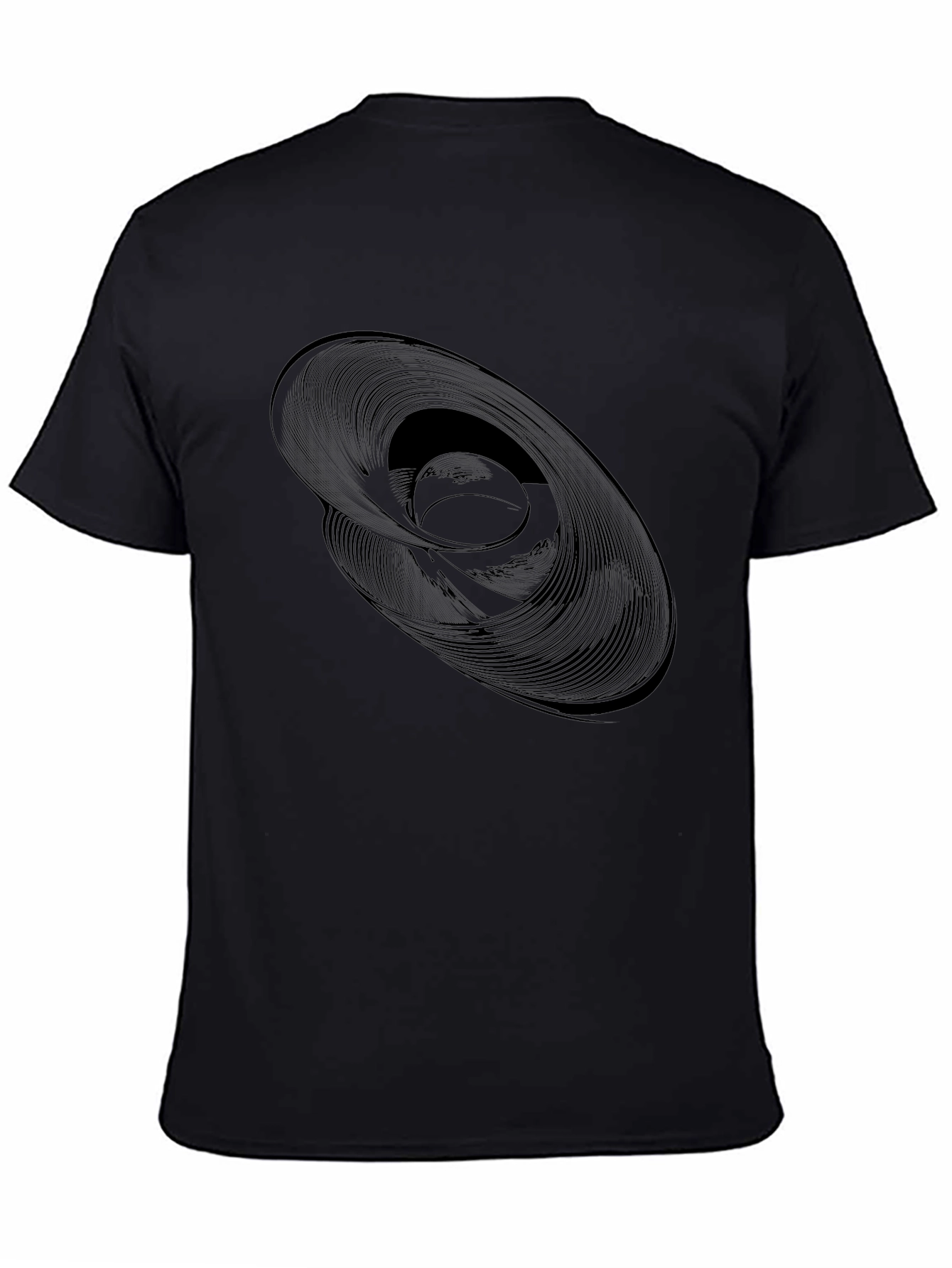 Abstract Swirl Graphic Tee - Modern Style