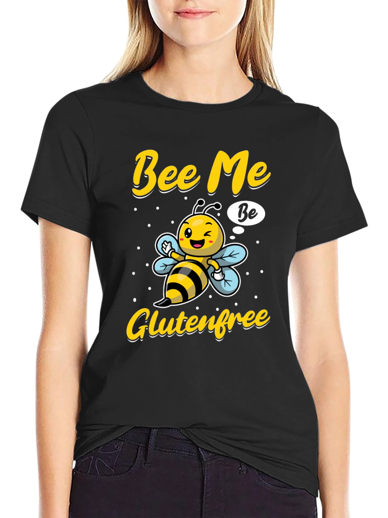 Bee Me Gluten Free T-Shirt - Unisex Novelty Tee