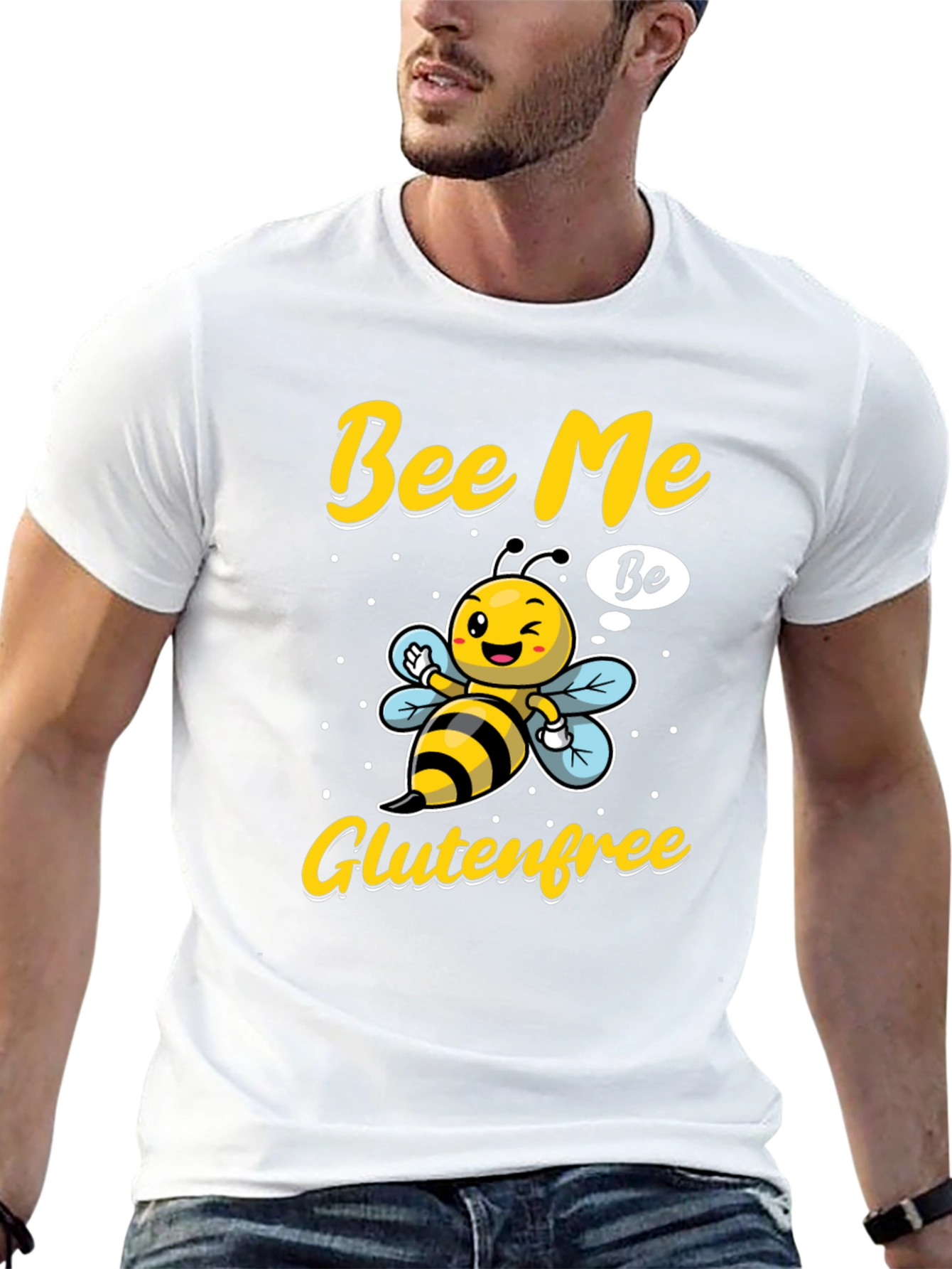Bee Me Gluten Free T-Shirt - Unisex Novelty Tee
