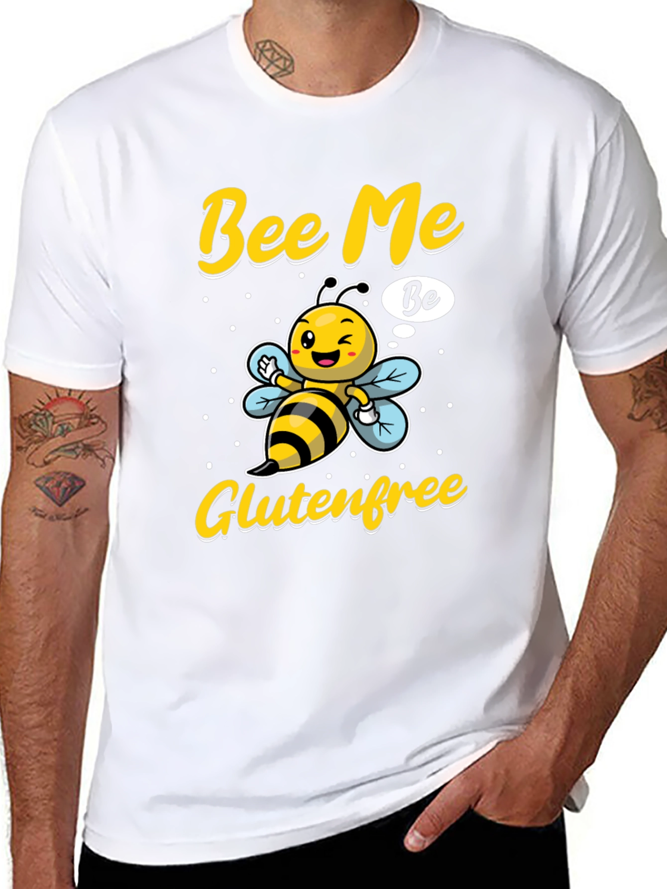 Bee Me Gluten Free T-Shirt - Unisex Novelty Tee