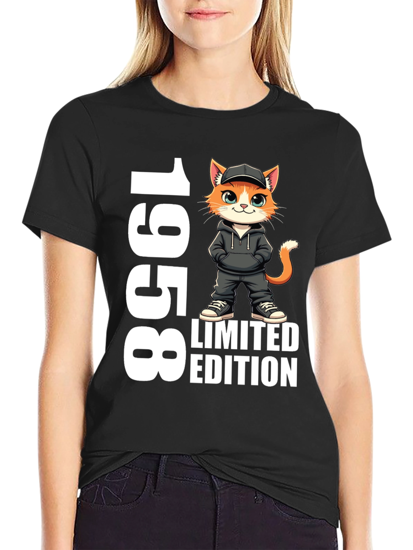 1958 Limited Edition Cat Graphic T-Shirt