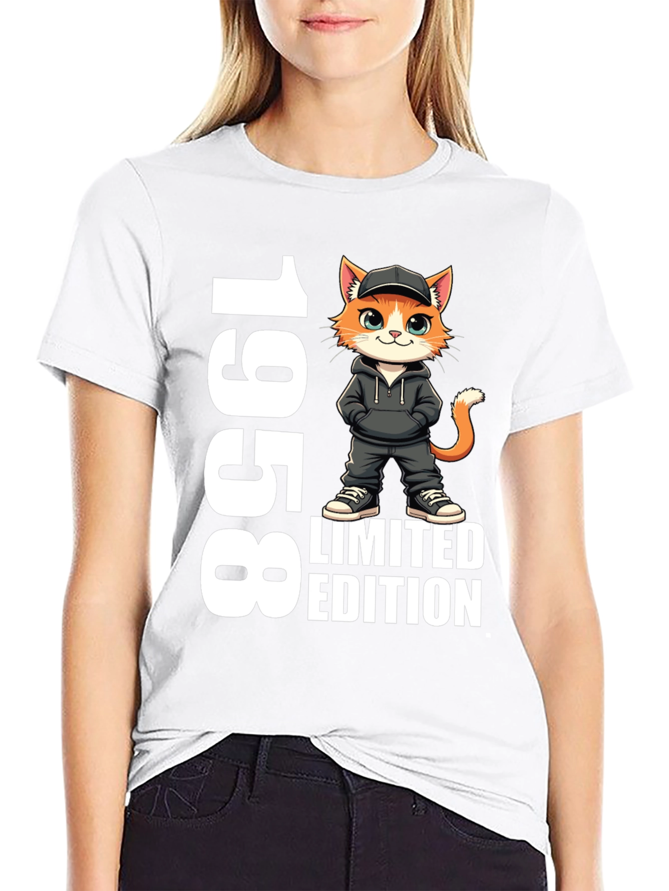 1958 Limited Edition Cat Graphic T-Shirt