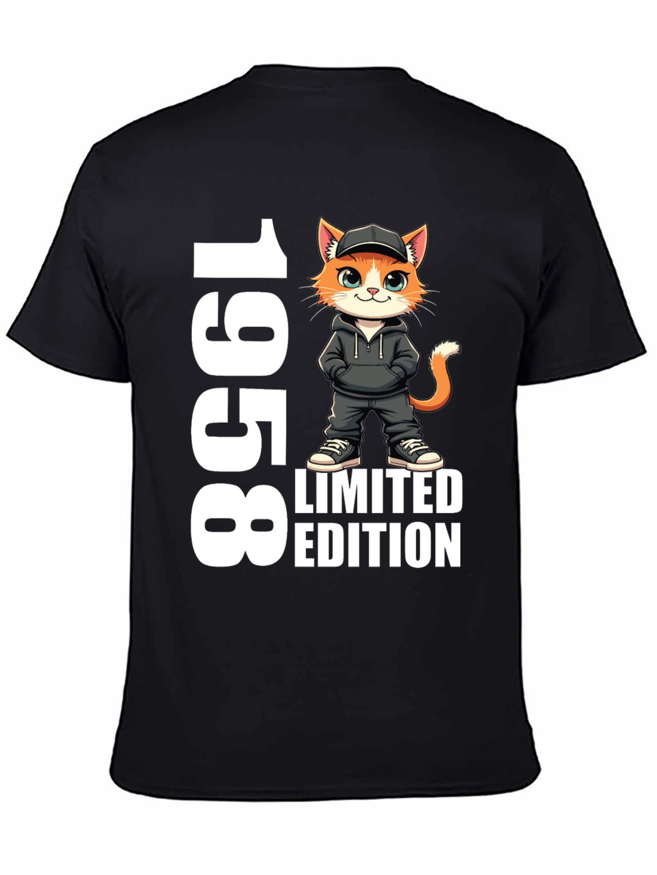 1958 Limited Edition Cat Graphic T-Shirt