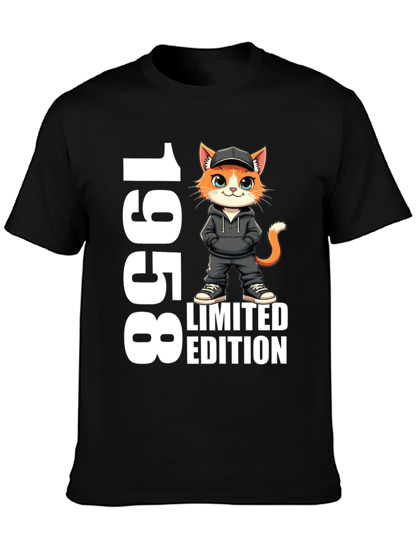 1958 Limited Edition Cat Graphic T-Shirt