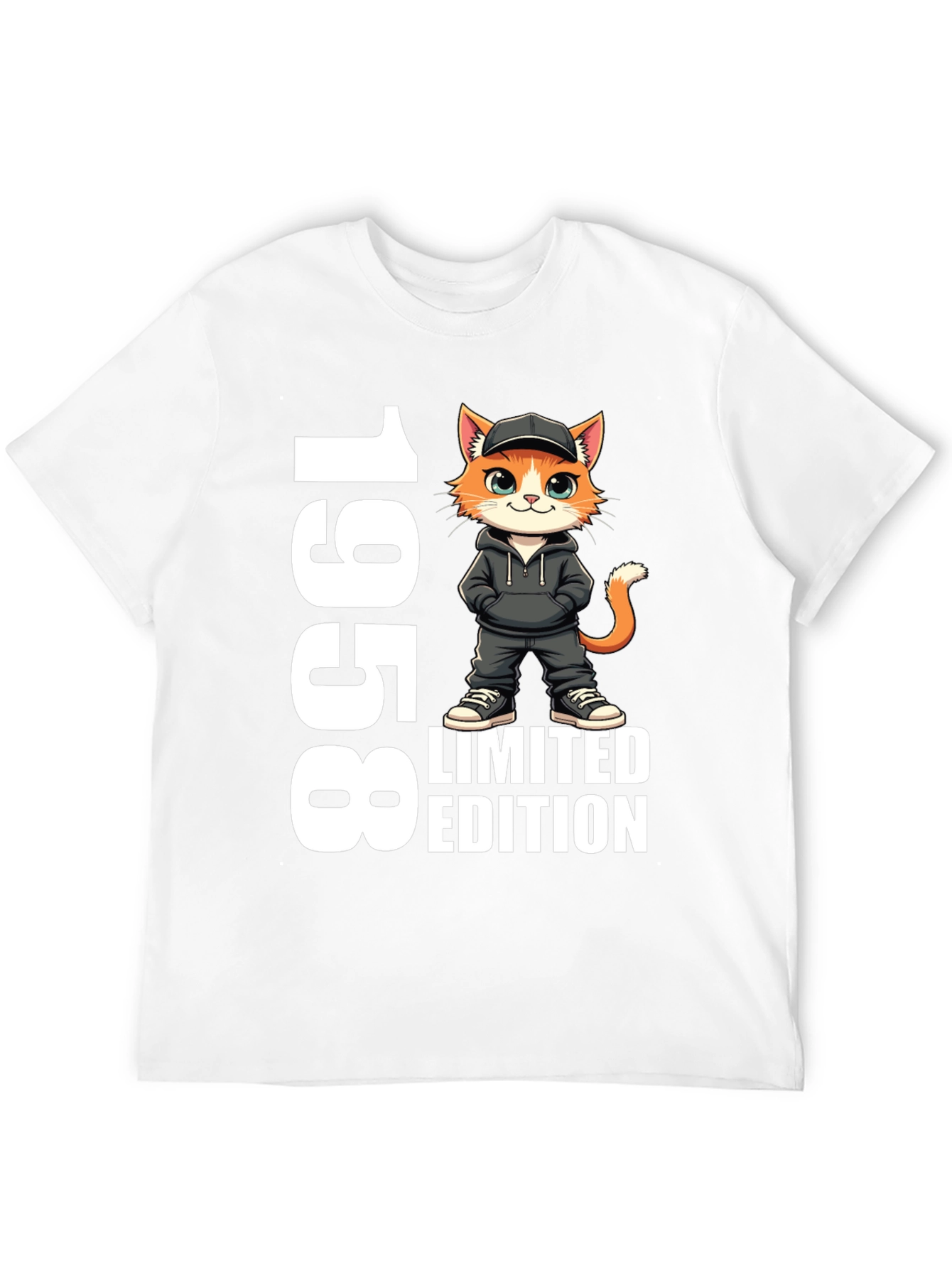 1958 Limited Edition Cat Graphic T-Shirt