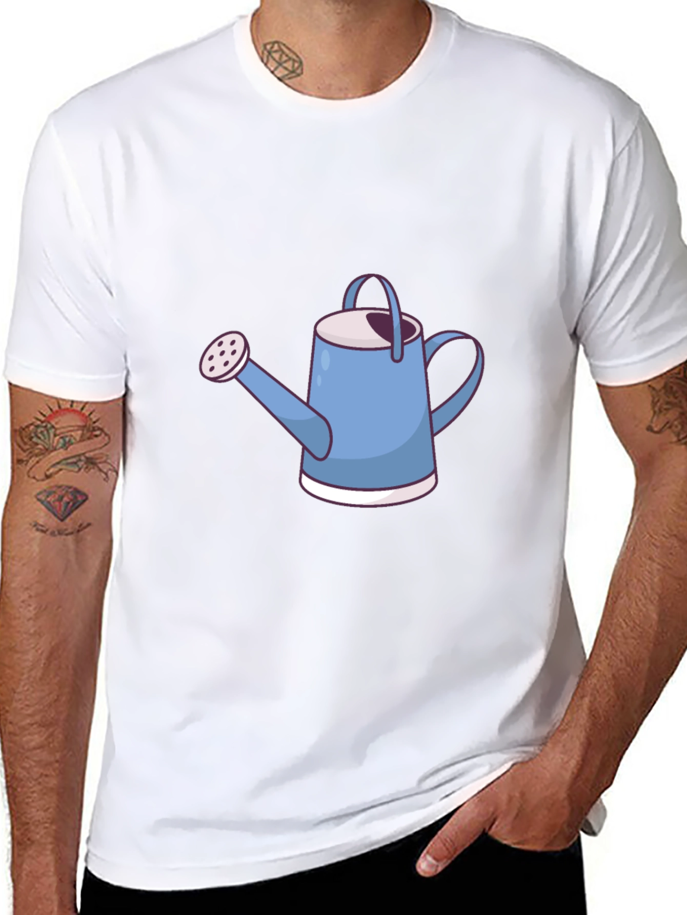 Cute Watering Can Graphic Tee