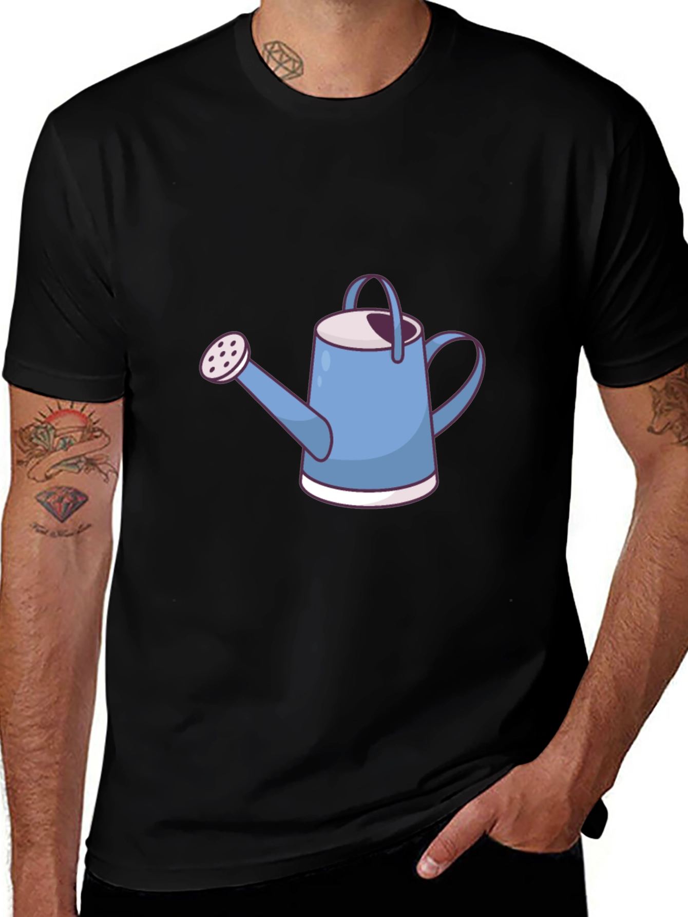 Cute Watering Can Graphic Tee
