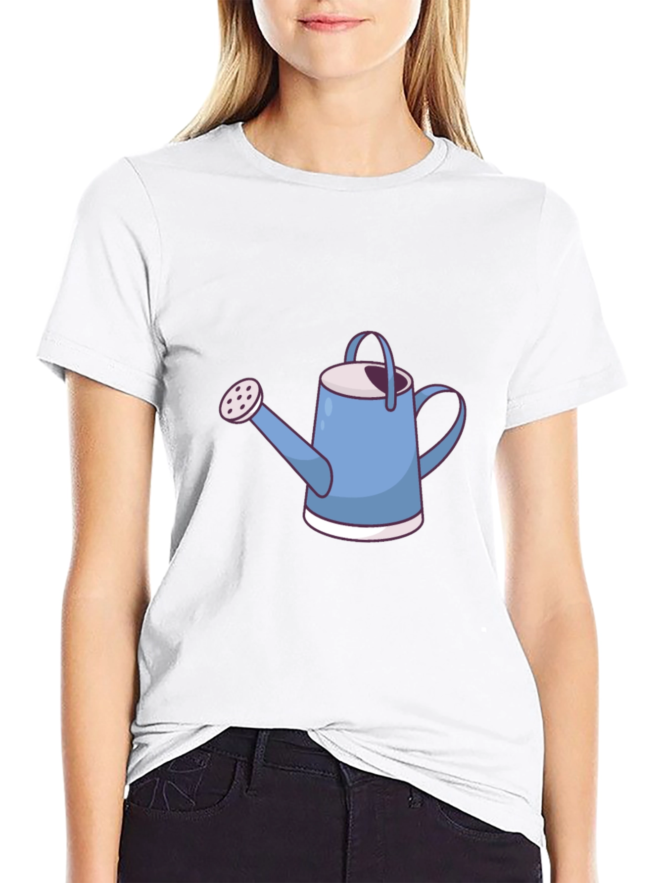 Cute Watering Can Graphic Tee