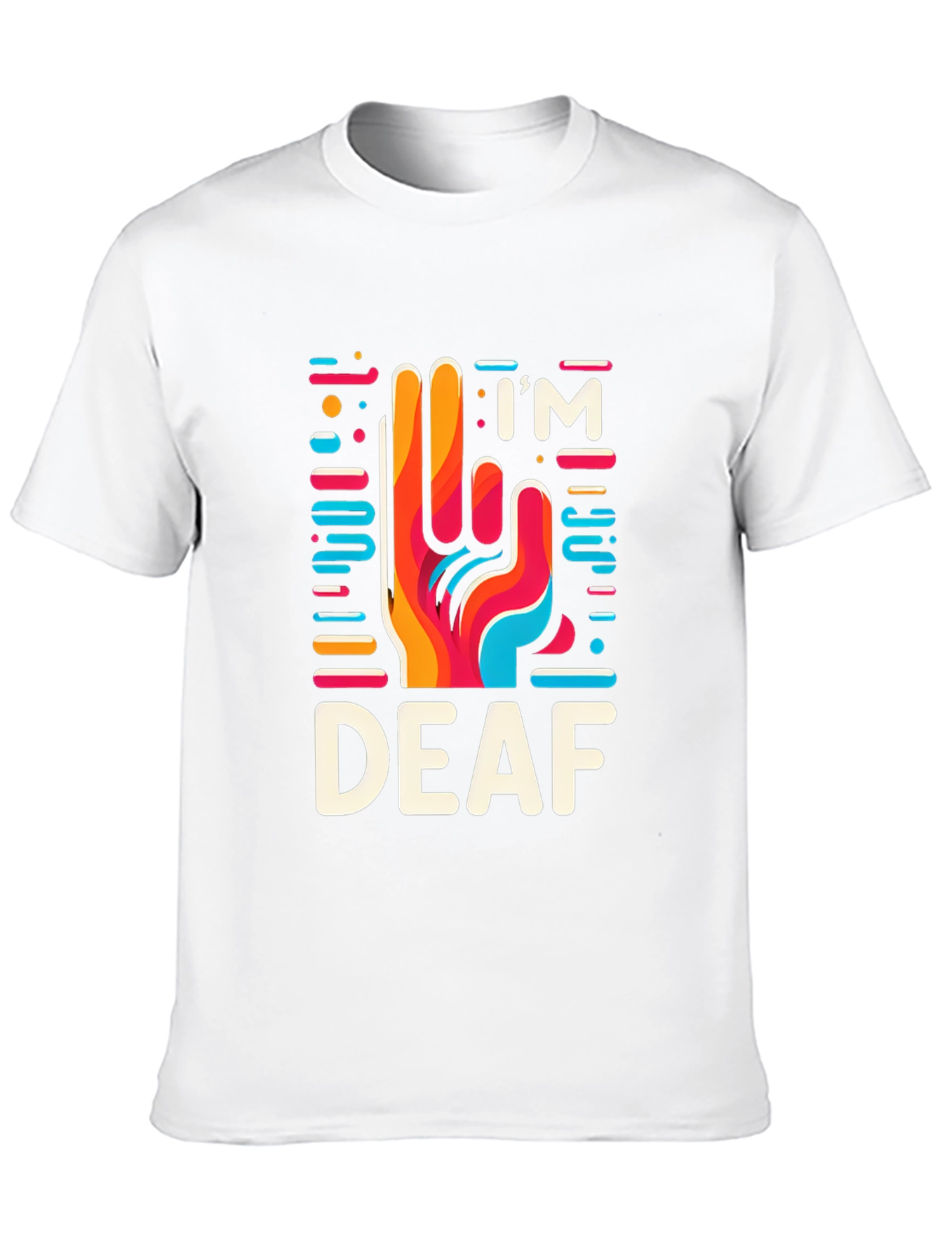 Im Deaf T-Shirt - Sign Language Graphic Tee