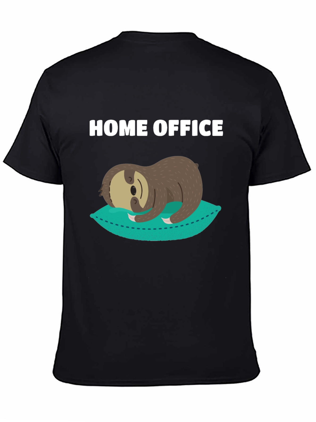 Home Office Sloth Graphic T-Shirt - Relaxed Fit