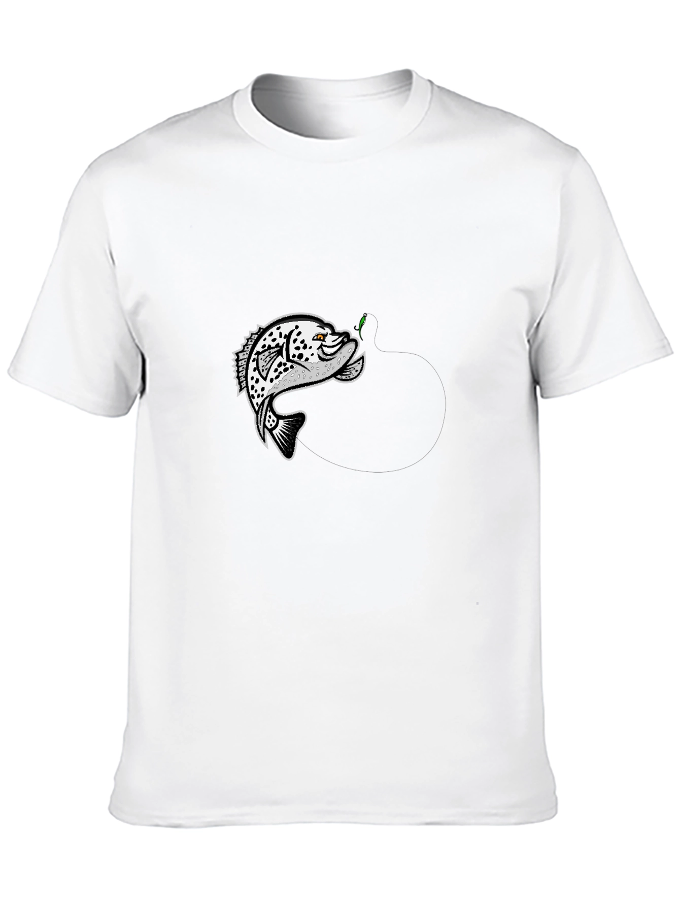 Fish Graphic Black T-Shirt - Anglers Style