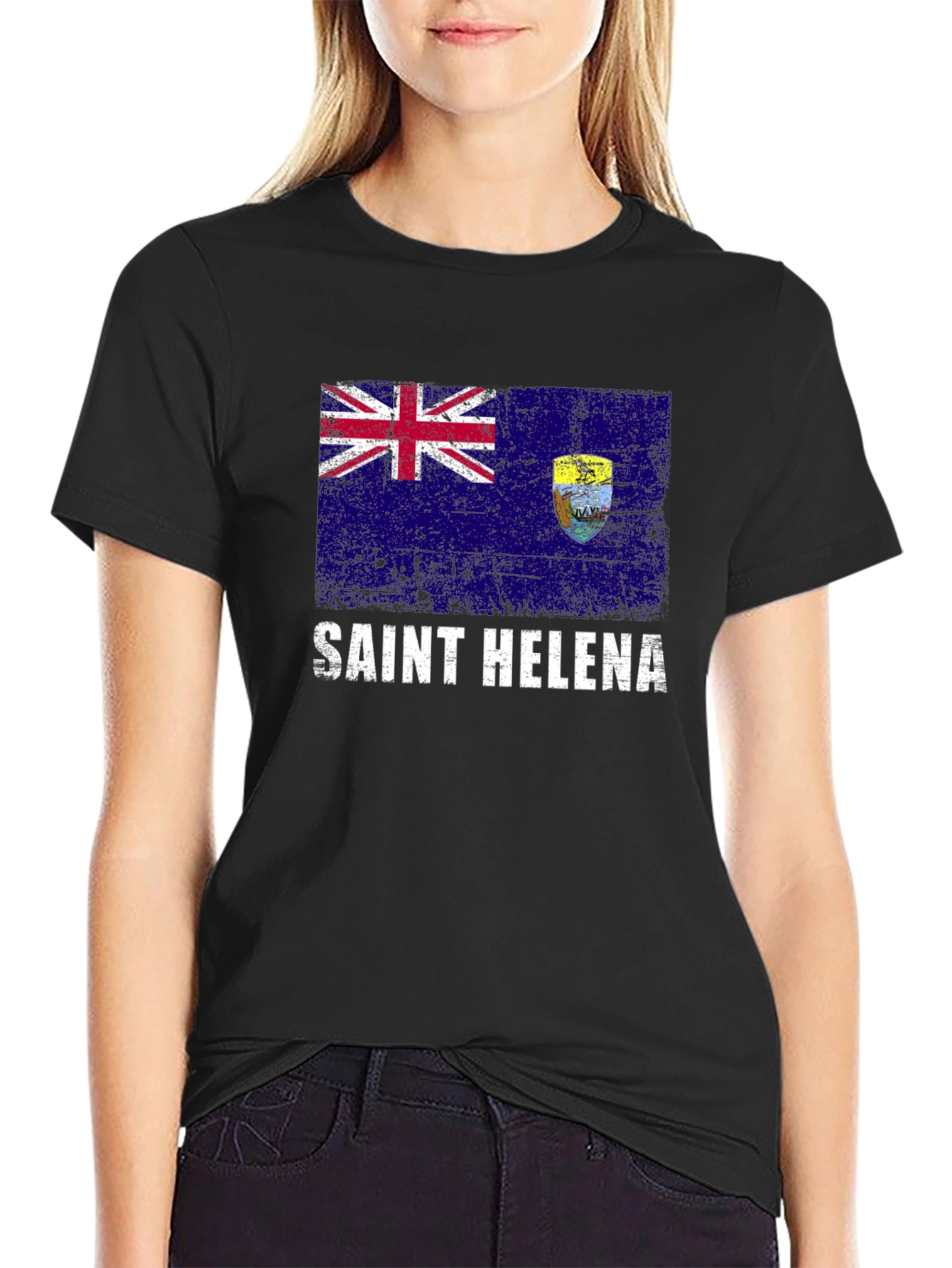 Saint Helena Flag Graphic T-Shirt