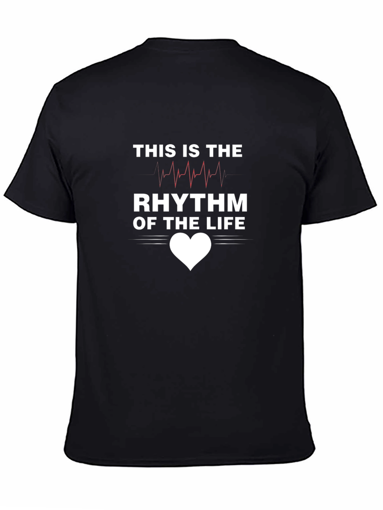Rhythm of Life Graphic Tee - Stylish Cotton T-Shirt