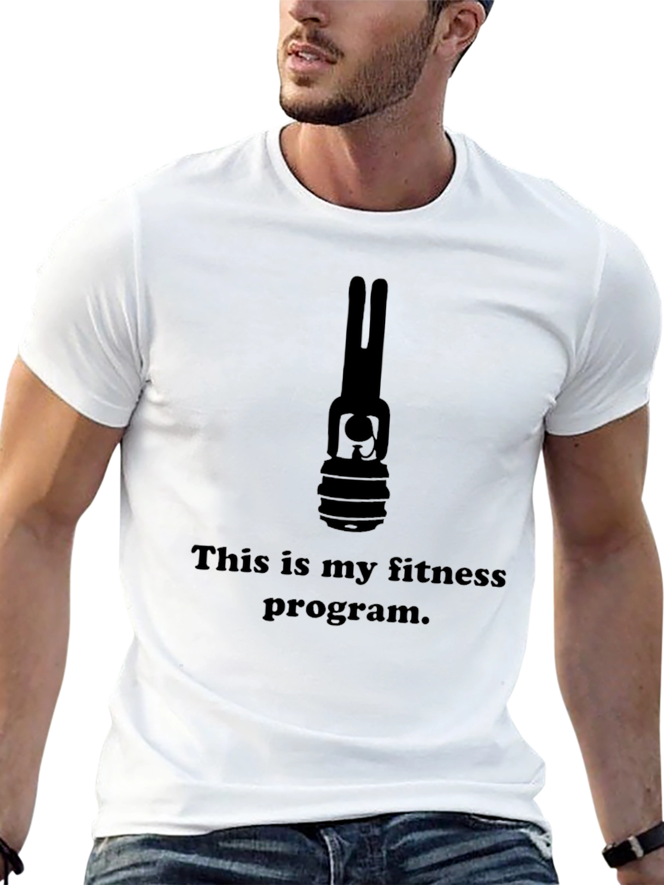 Fitness Program T-Shirt - Funny Workout Tee
