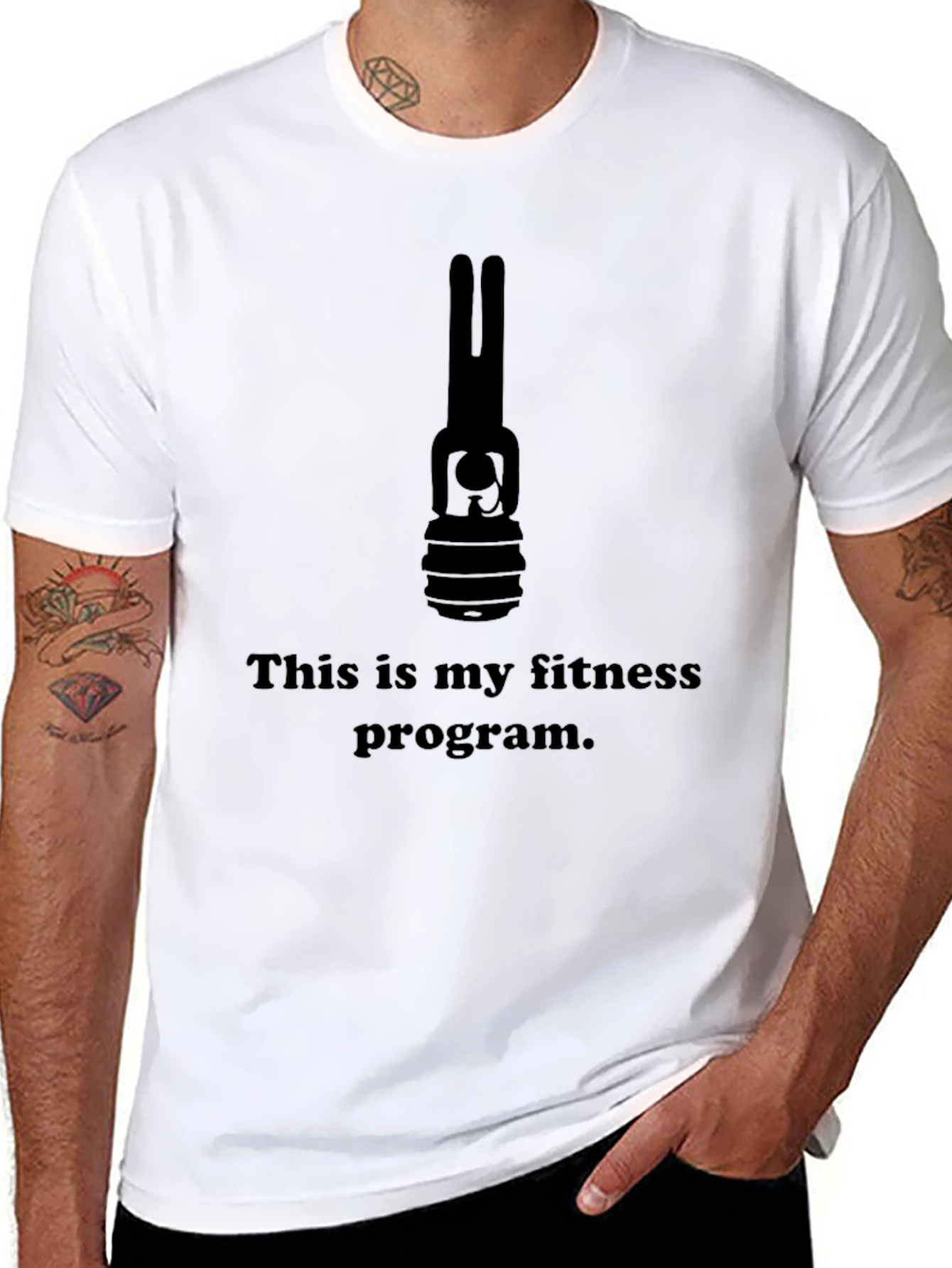 Fitness Program T-Shirt - Funny Workout Tee