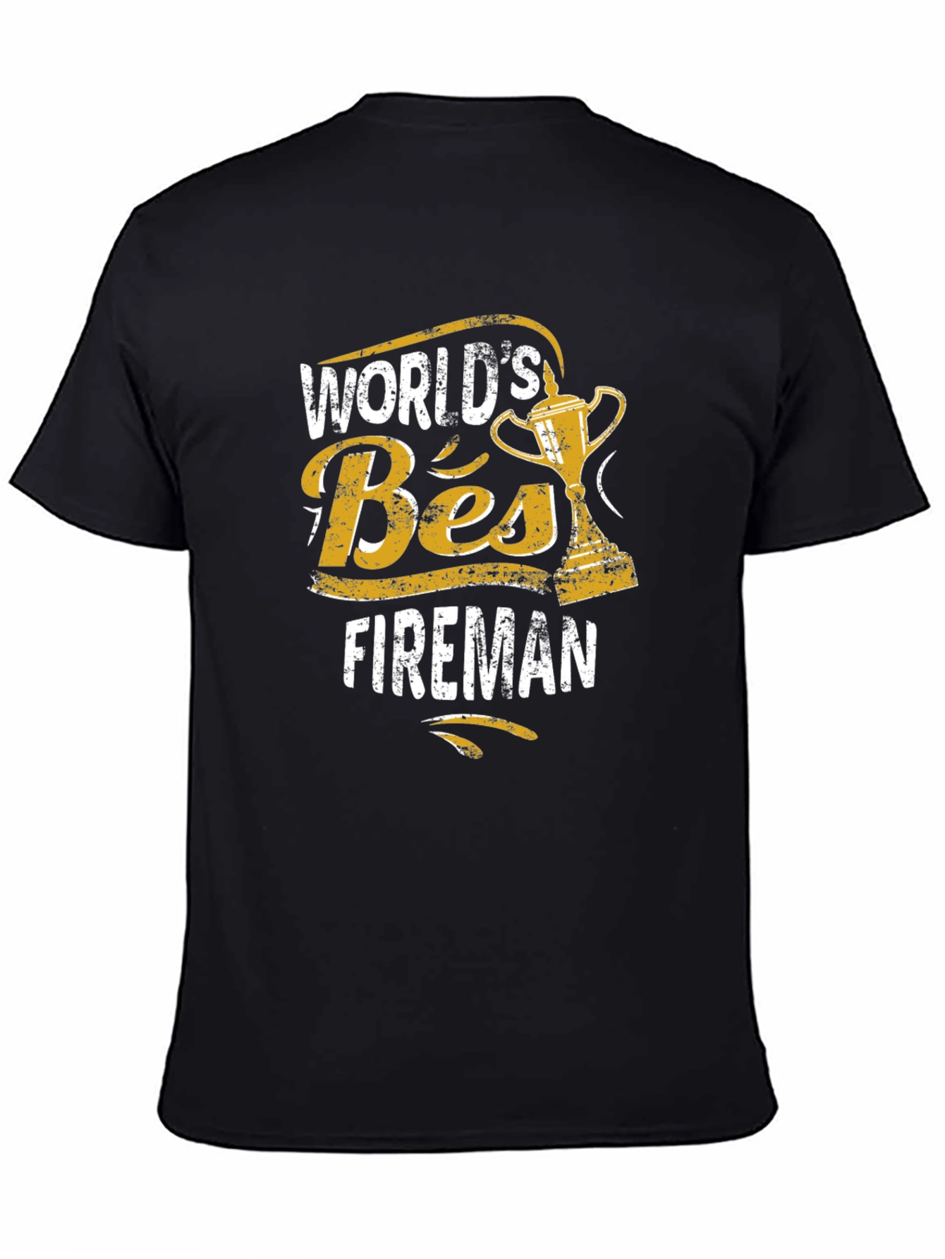 Worlds Best Fireman Graphic T-Shirt