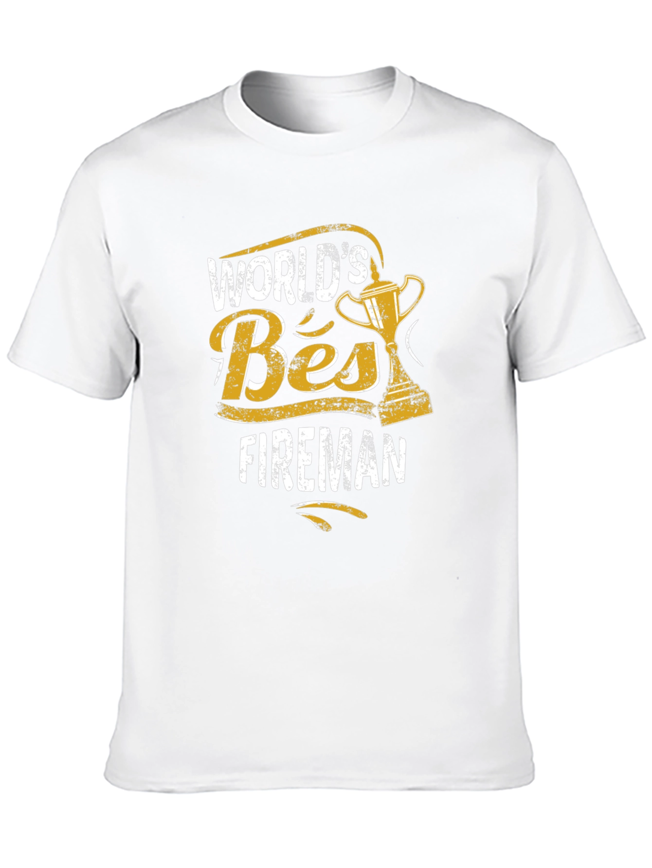 Worlds Best Fireman Graphic T-Shirt