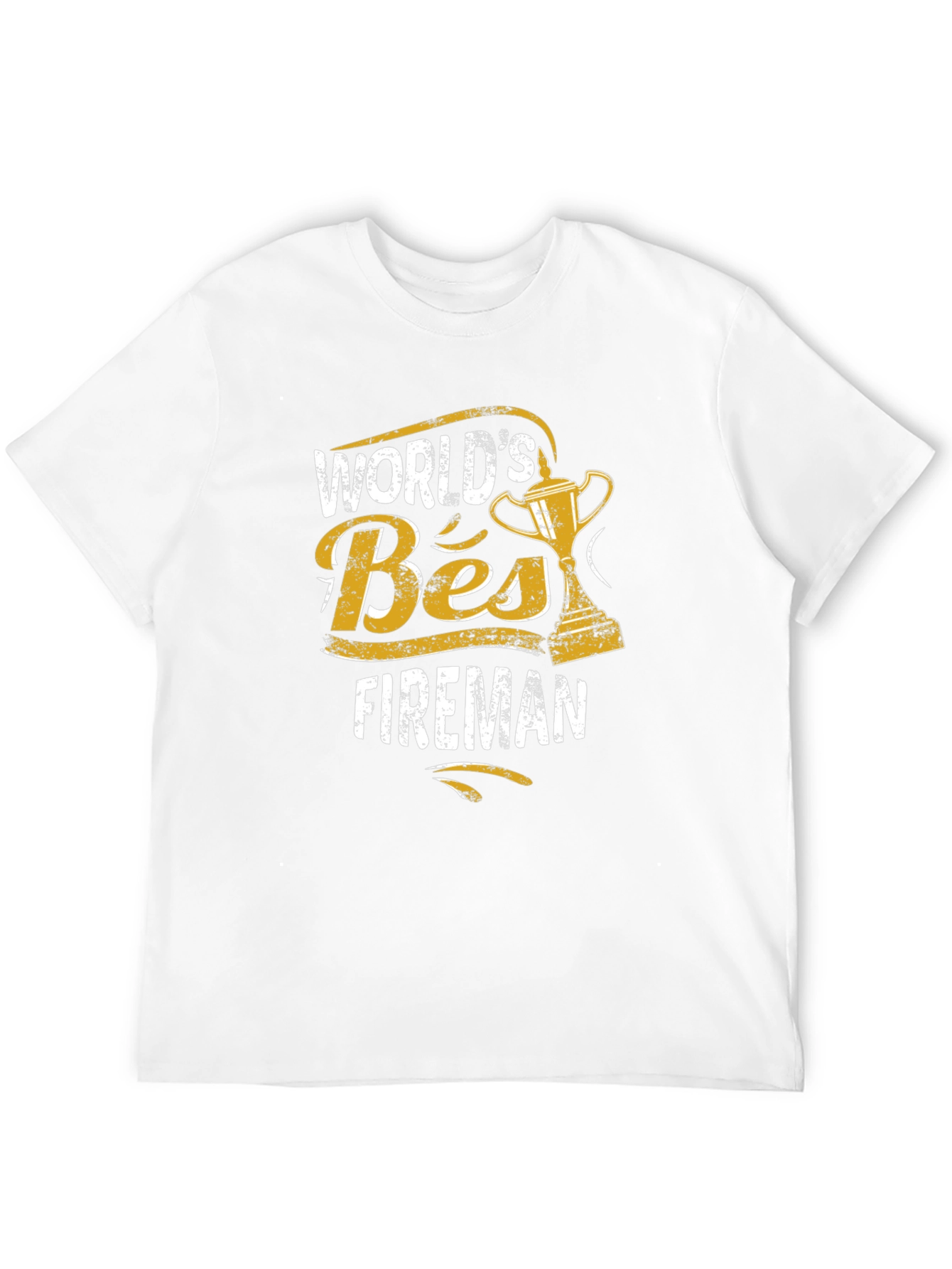 Worlds Best Fireman Graphic T-Shirt