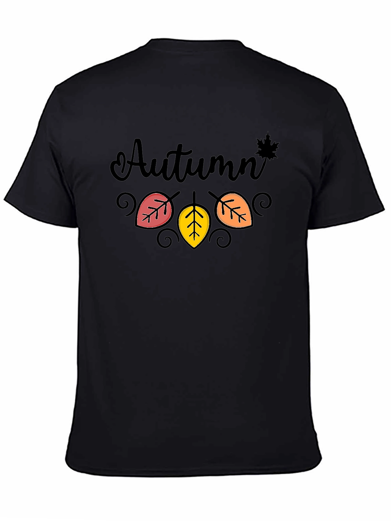 Autumn Leaves Graphic Tee - Stylish Fall Season Shirt