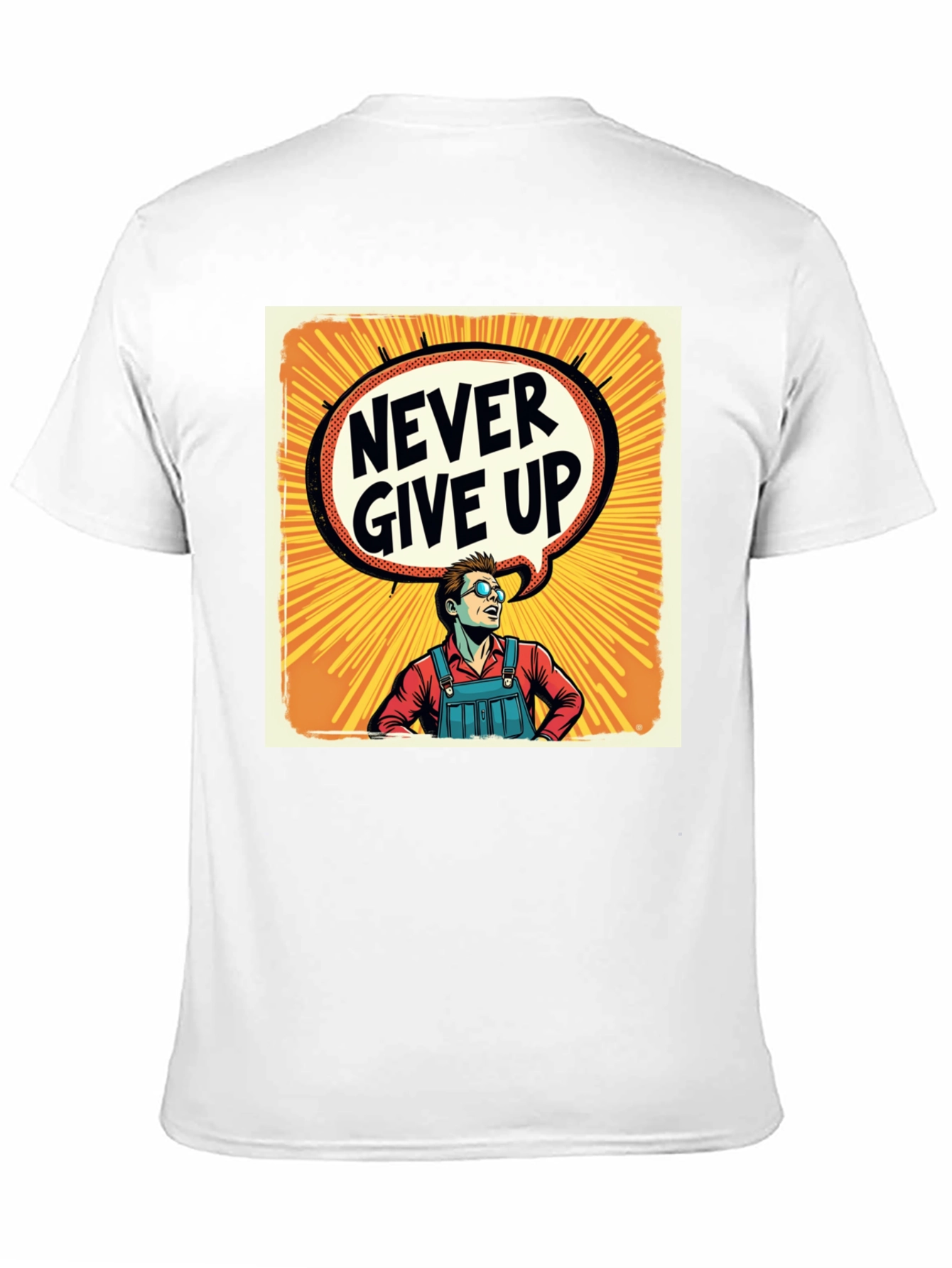 Never Give Up T-Shirt - Motivational Graphic Tee