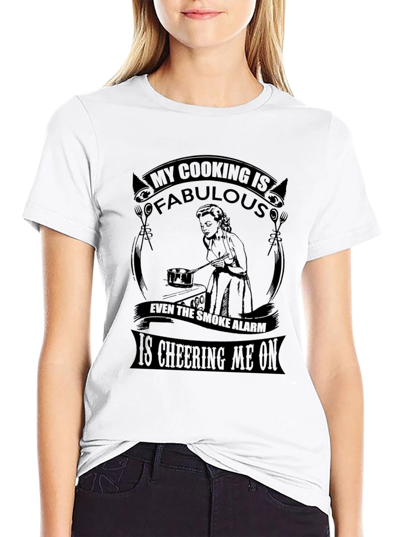 Funny Cooking T-Shirt - My Cooking is Fabulous
