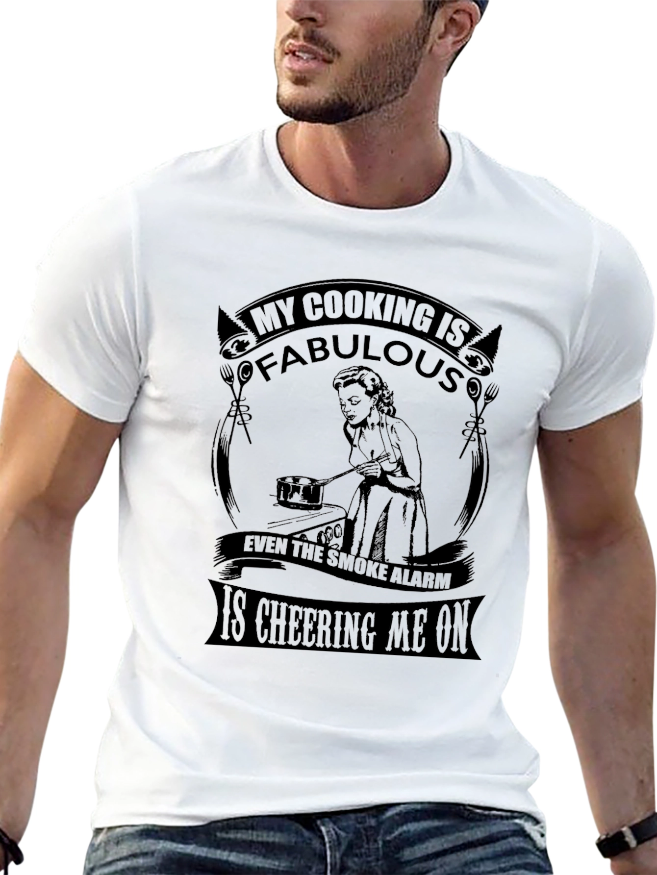 Funny Cooking T-Shirt - My Cooking is Fabulous