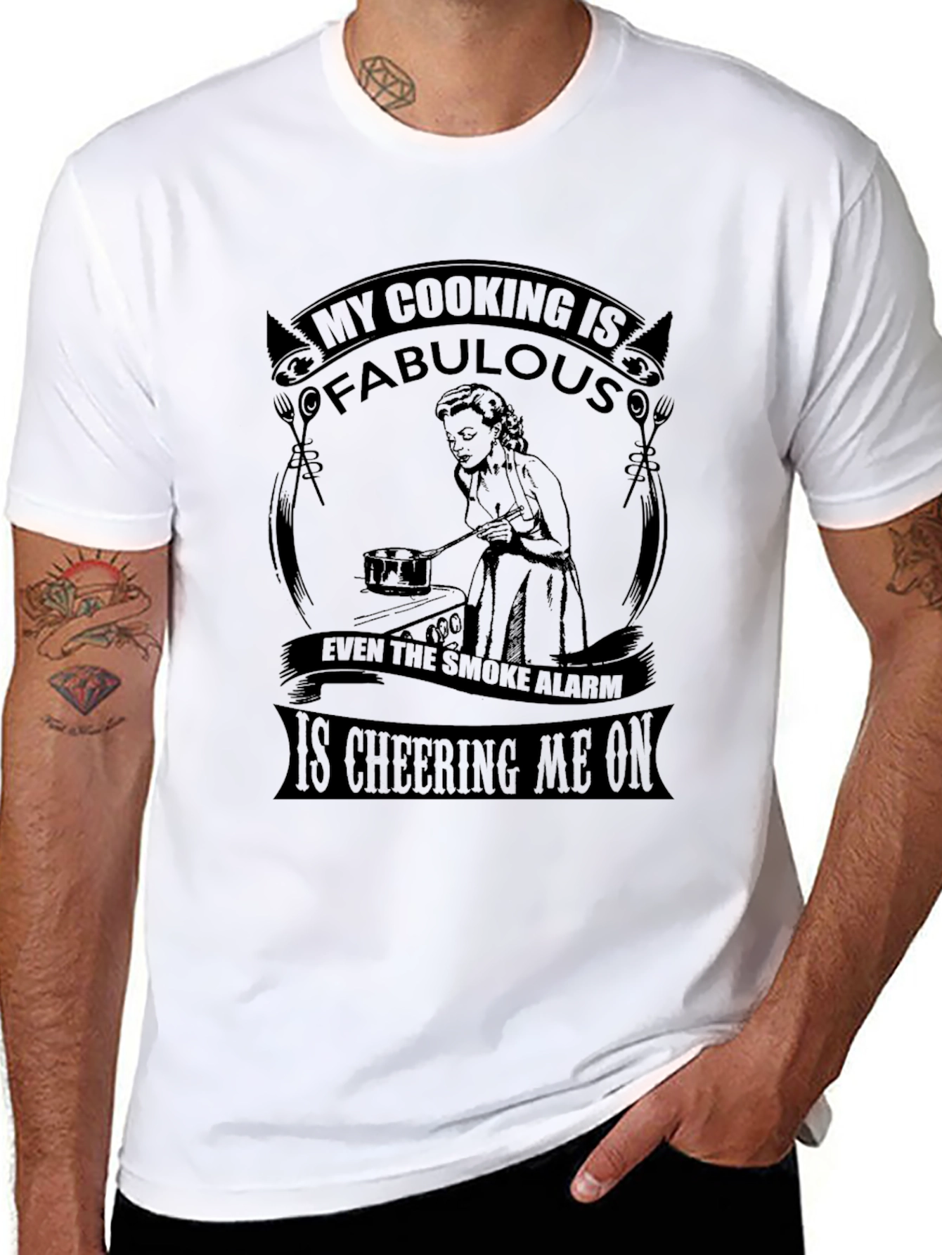 Funny Cooking T-Shirt - My Cooking is Fabulous