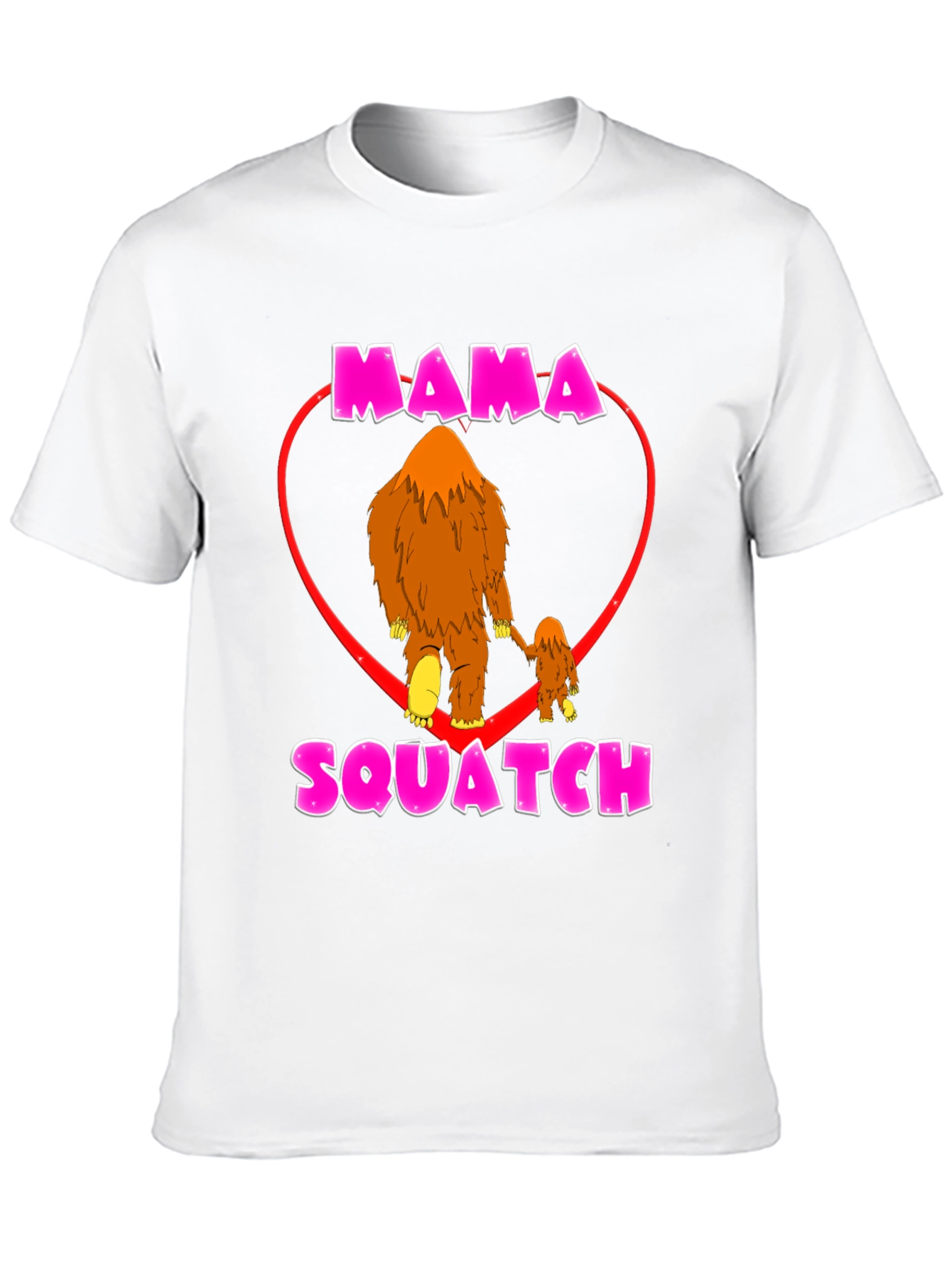 Mama Squatch T-Shirt - Bigfoot Love Tee