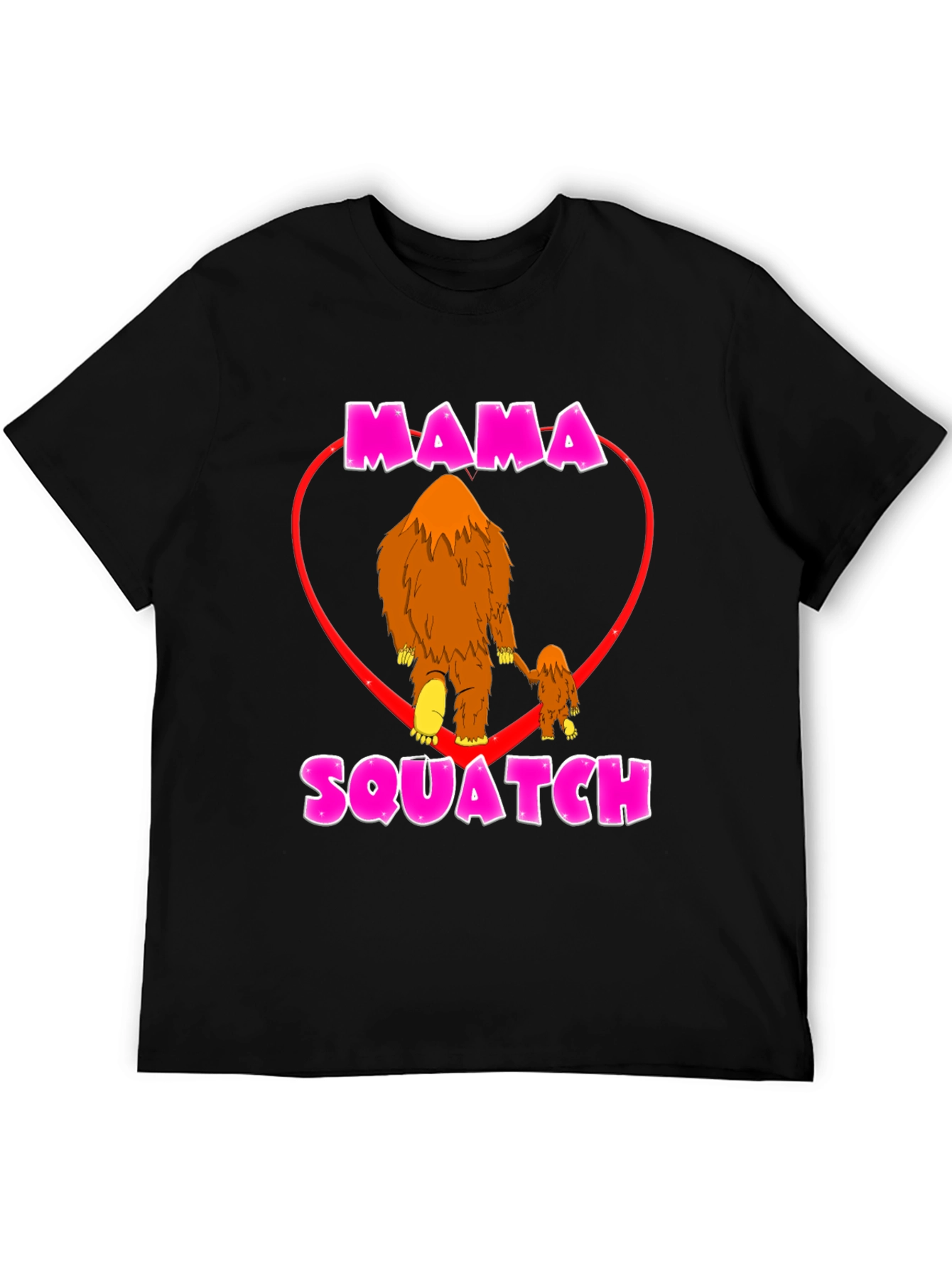 Mama Squatch T-Shirt - Bigfoot Love Tee