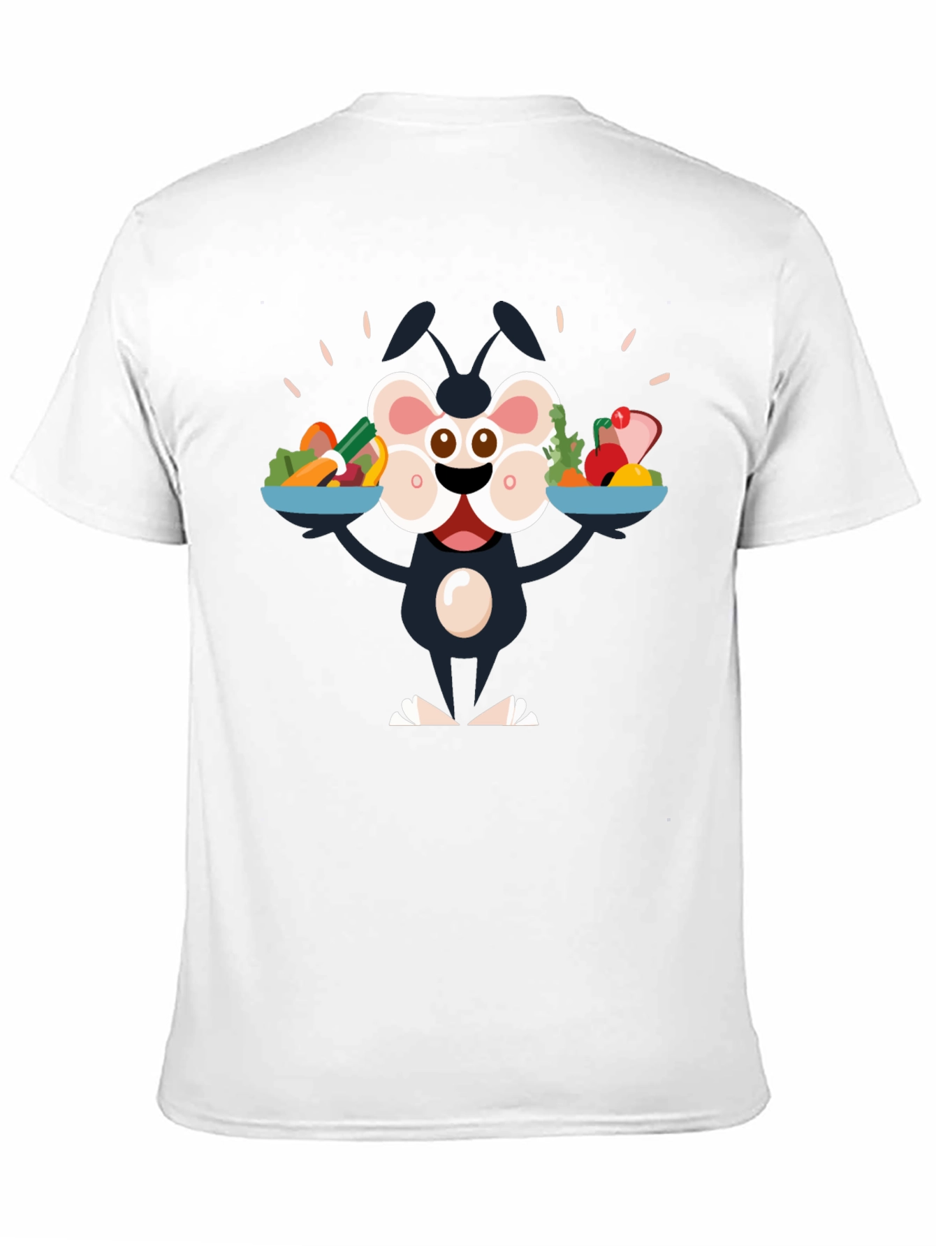 Cartoon Character Vegan Graphic Tee