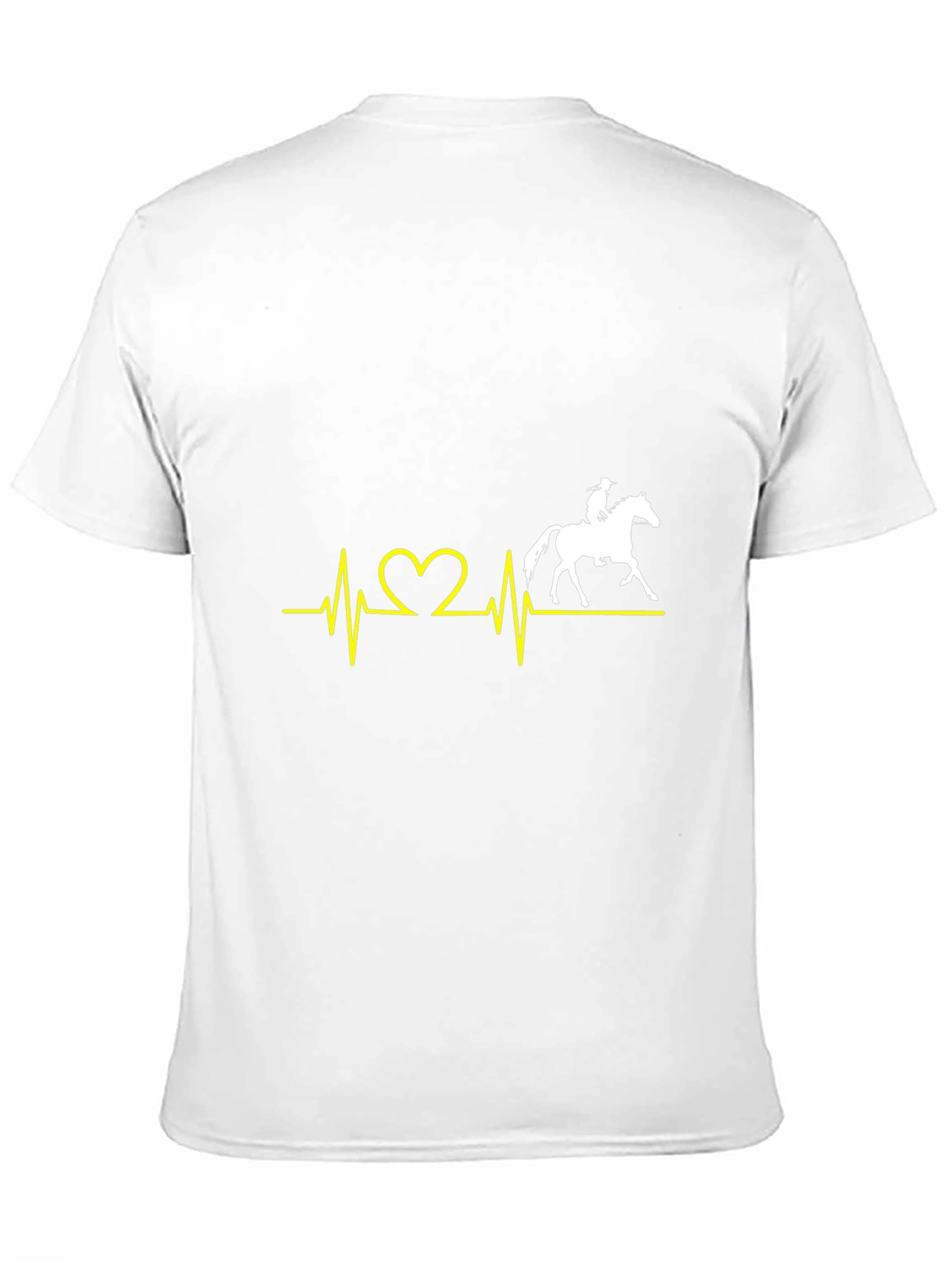 Horse Heartbeat T-Shirt - Equestrian Lover Tee