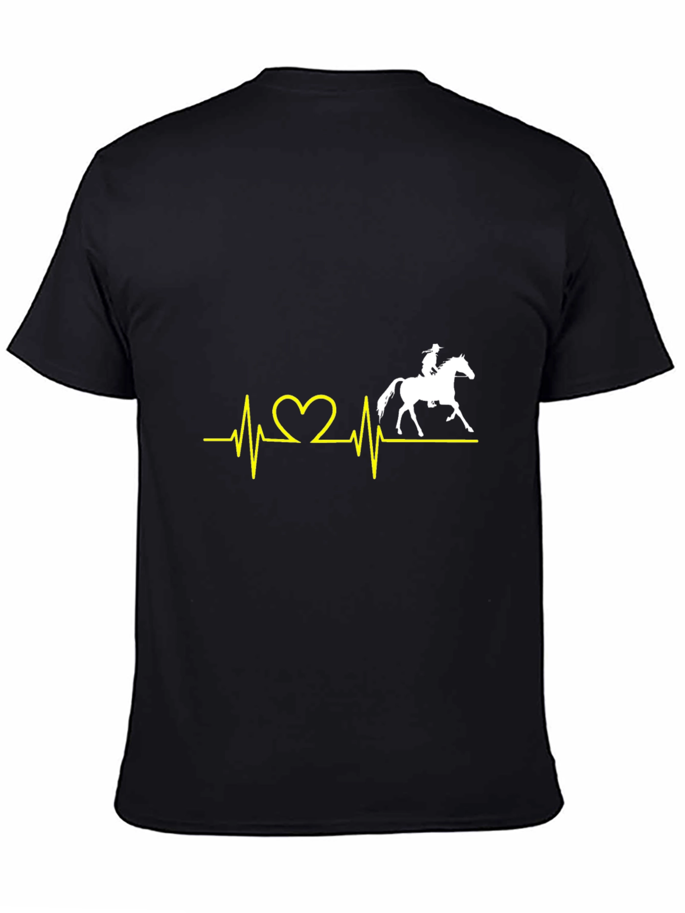 Horse Heartbeat T-Shirt - Equestrian Lover Tee