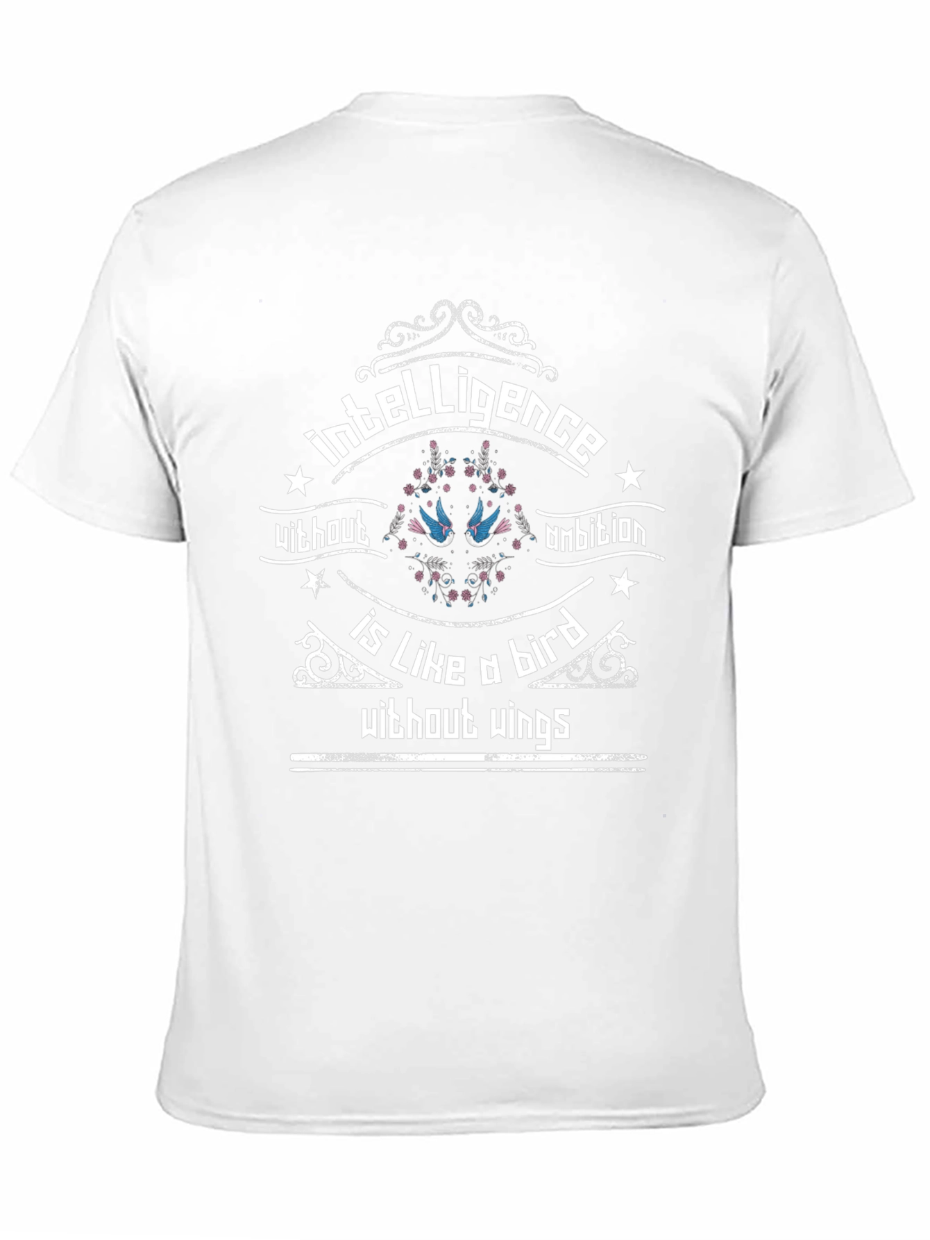 Intelligence Without Ambition Bird Graphic T-Shirt