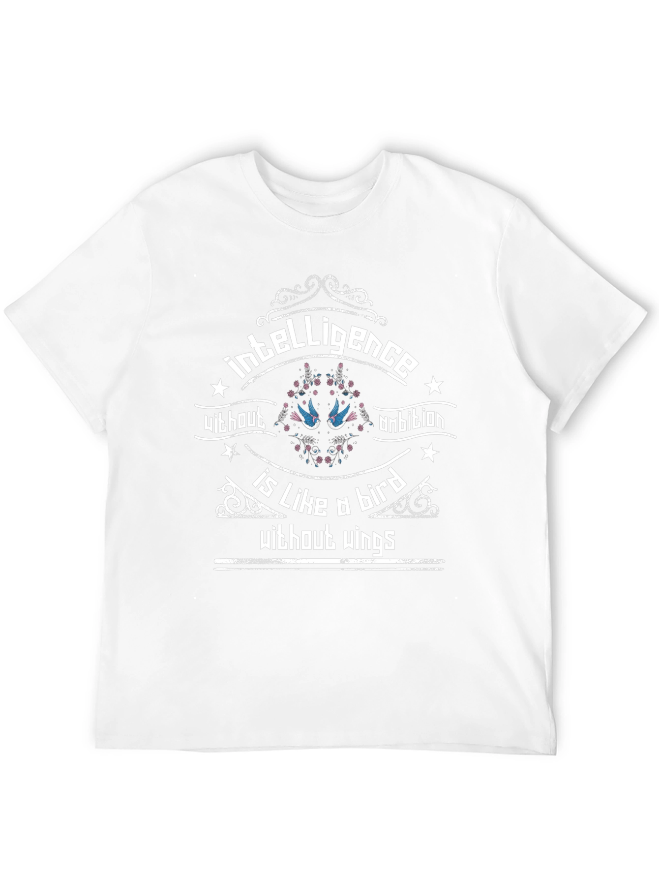 Intelligence Without Ambition Bird Graphic T-Shirt
