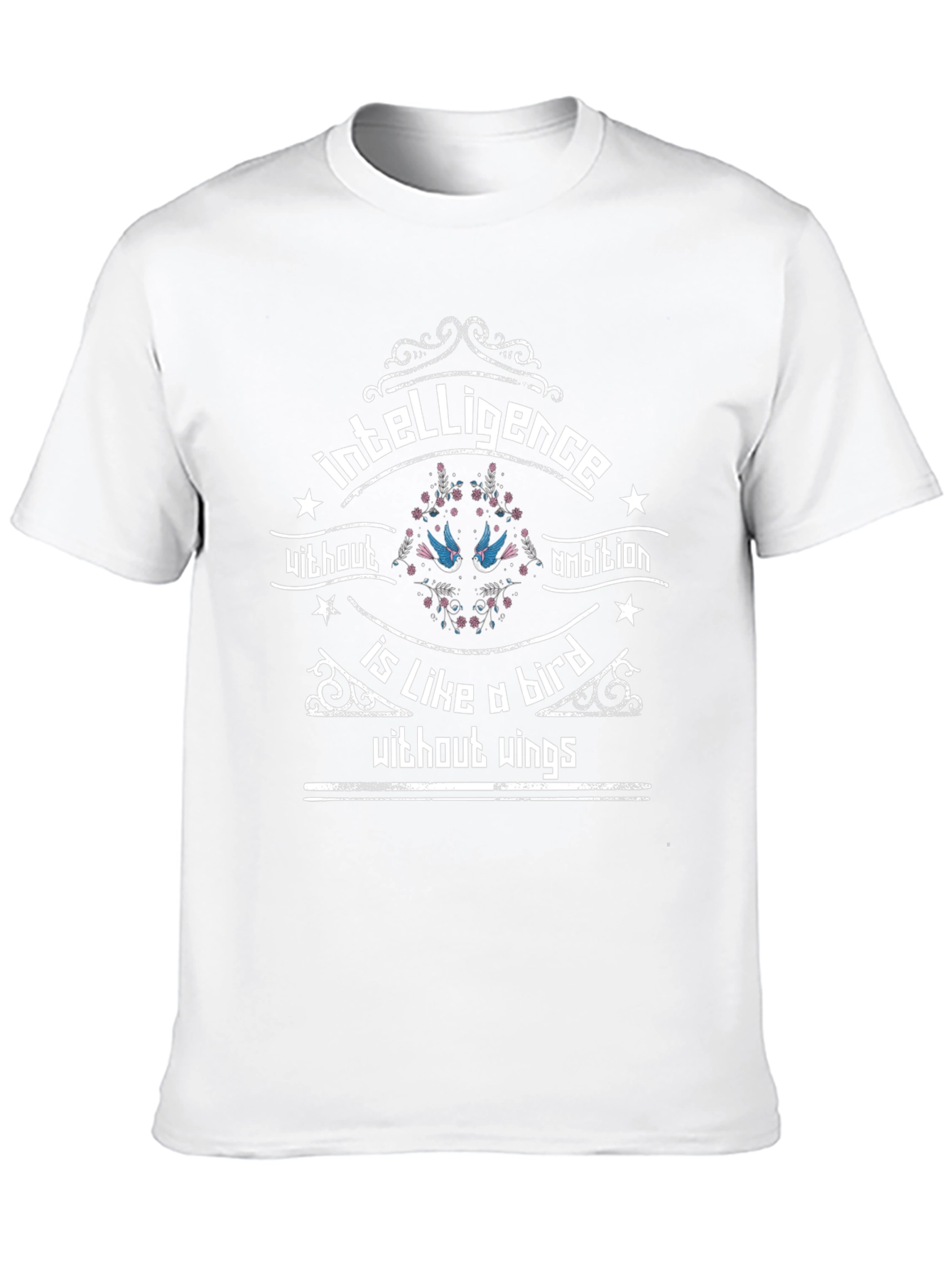 Intelligence Without Ambition Bird Graphic T-Shirt
