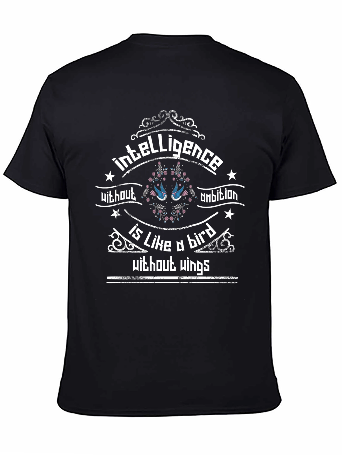 Intelligence Without Ambition Bird Graphic T-Shirt