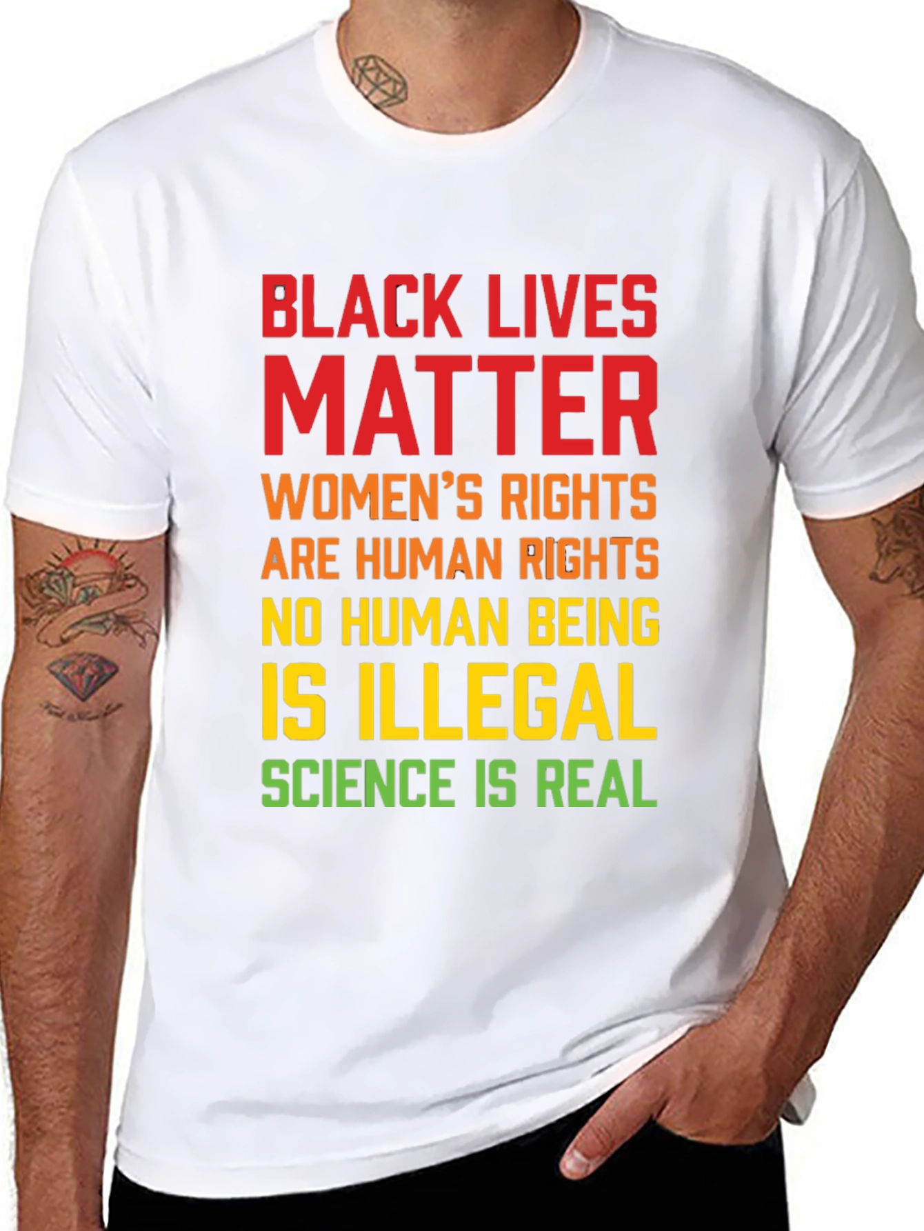 Black Lives Matter Graphic T-Shirt: Equality & Justice