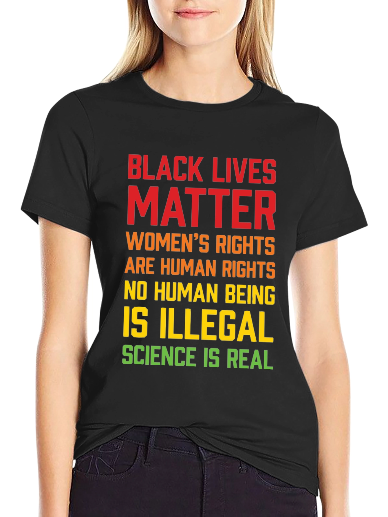 Black Lives Matter Graphic T-Shirt: Equality & Justice
