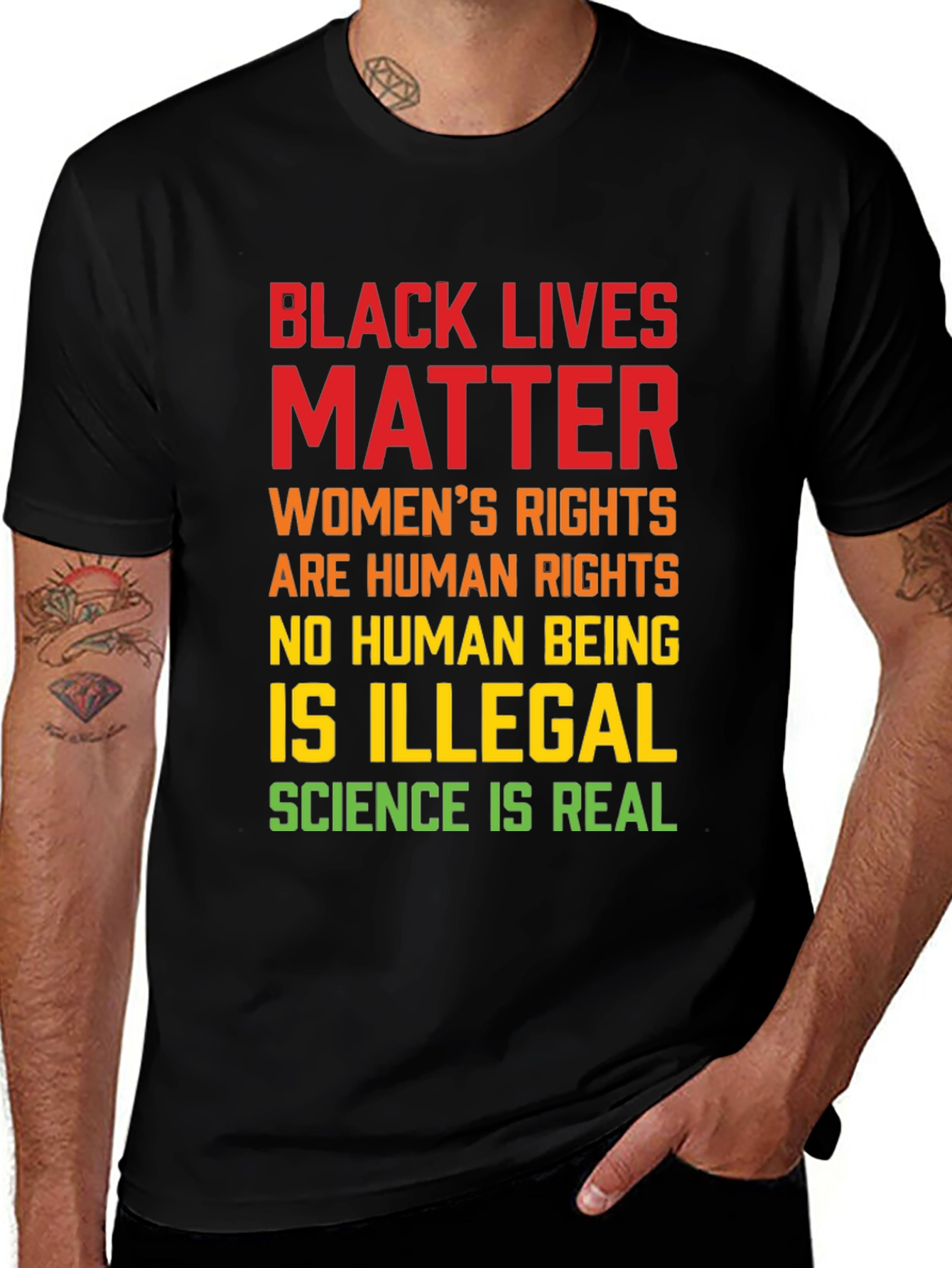 Black Lives Matter Graphic T-Shirt: Equality & Justice