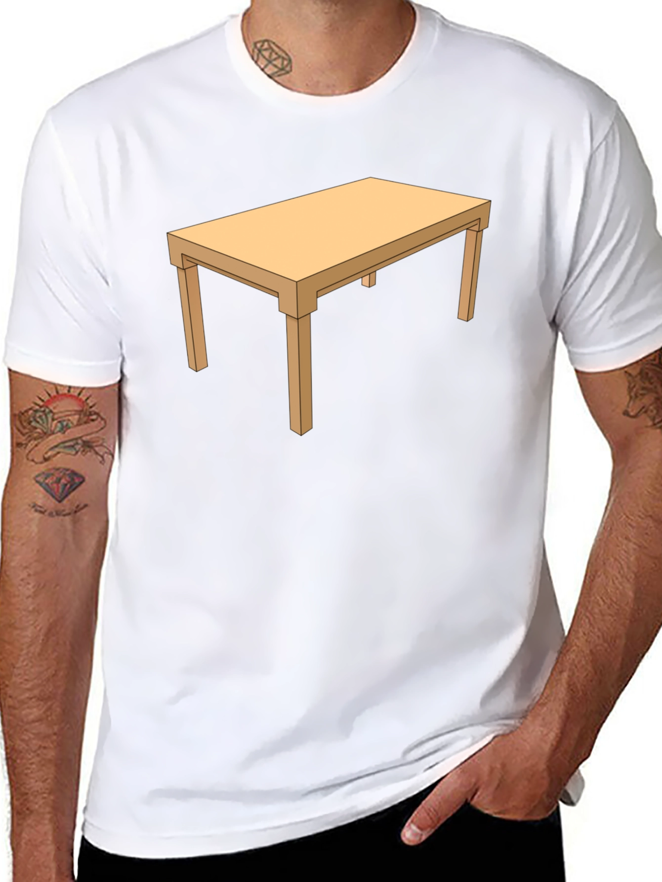Table Graphic Tee - Modern Casual Style
