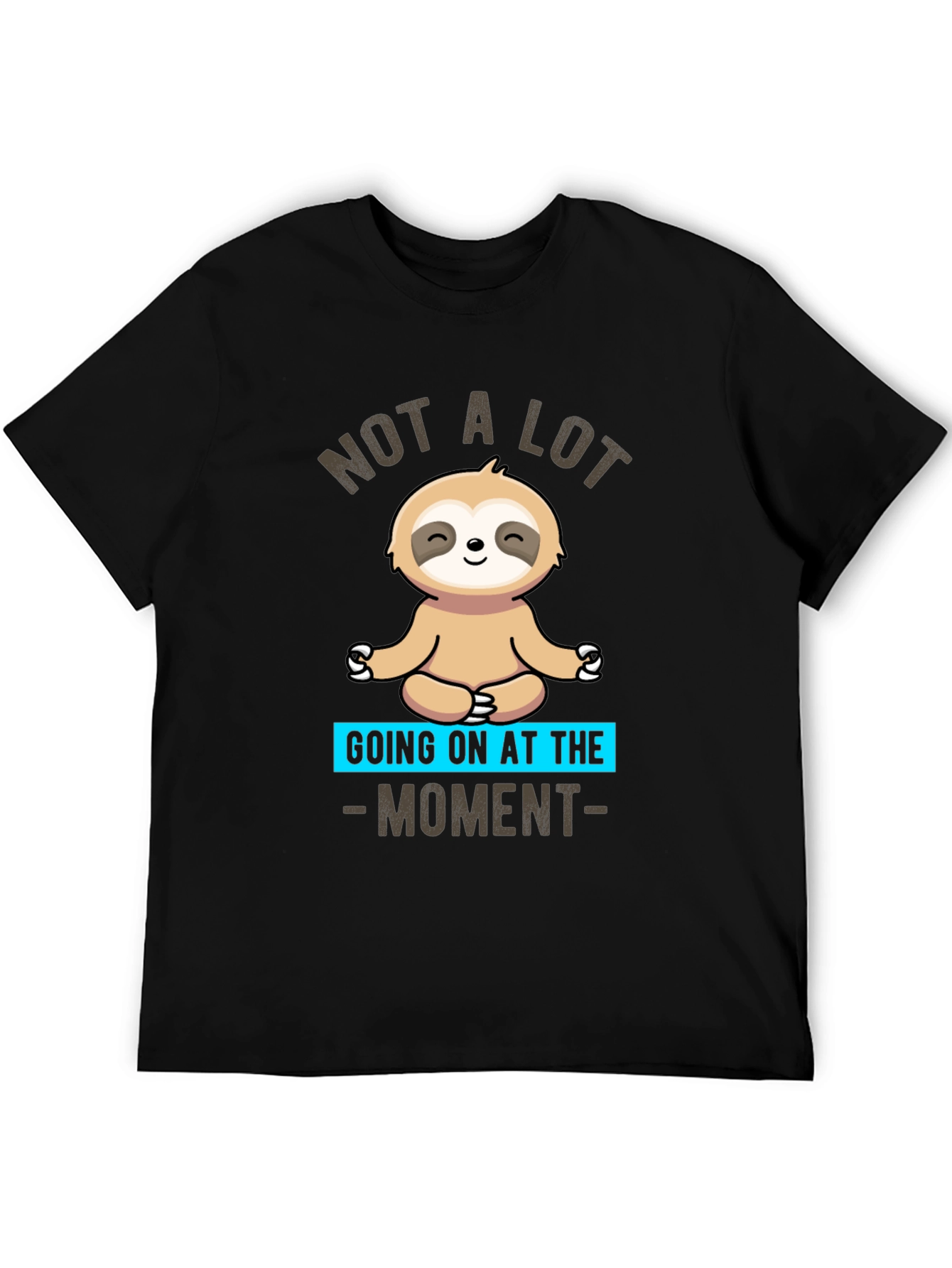 Relaxed Sloth Graphic T-Shirt - Comfy and Casual